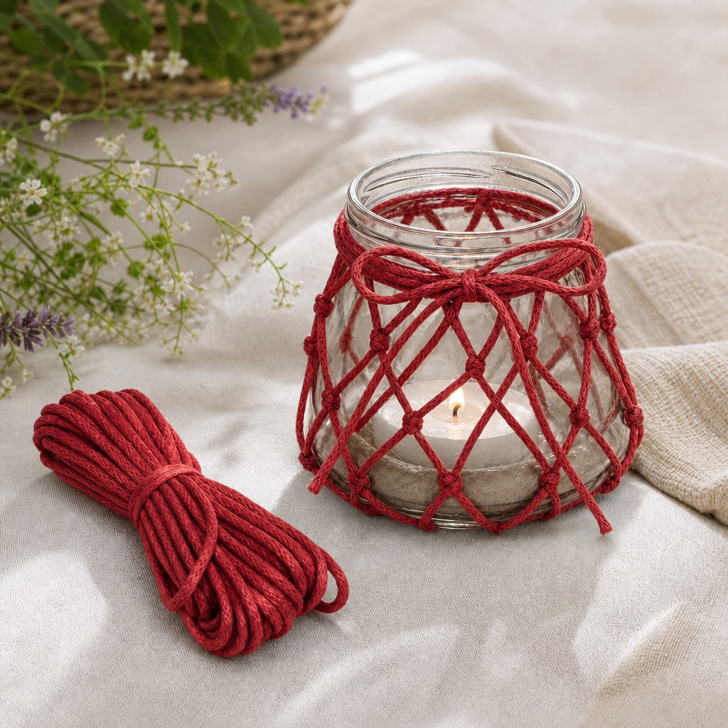 Satin Cord Red 10m PBHC IB