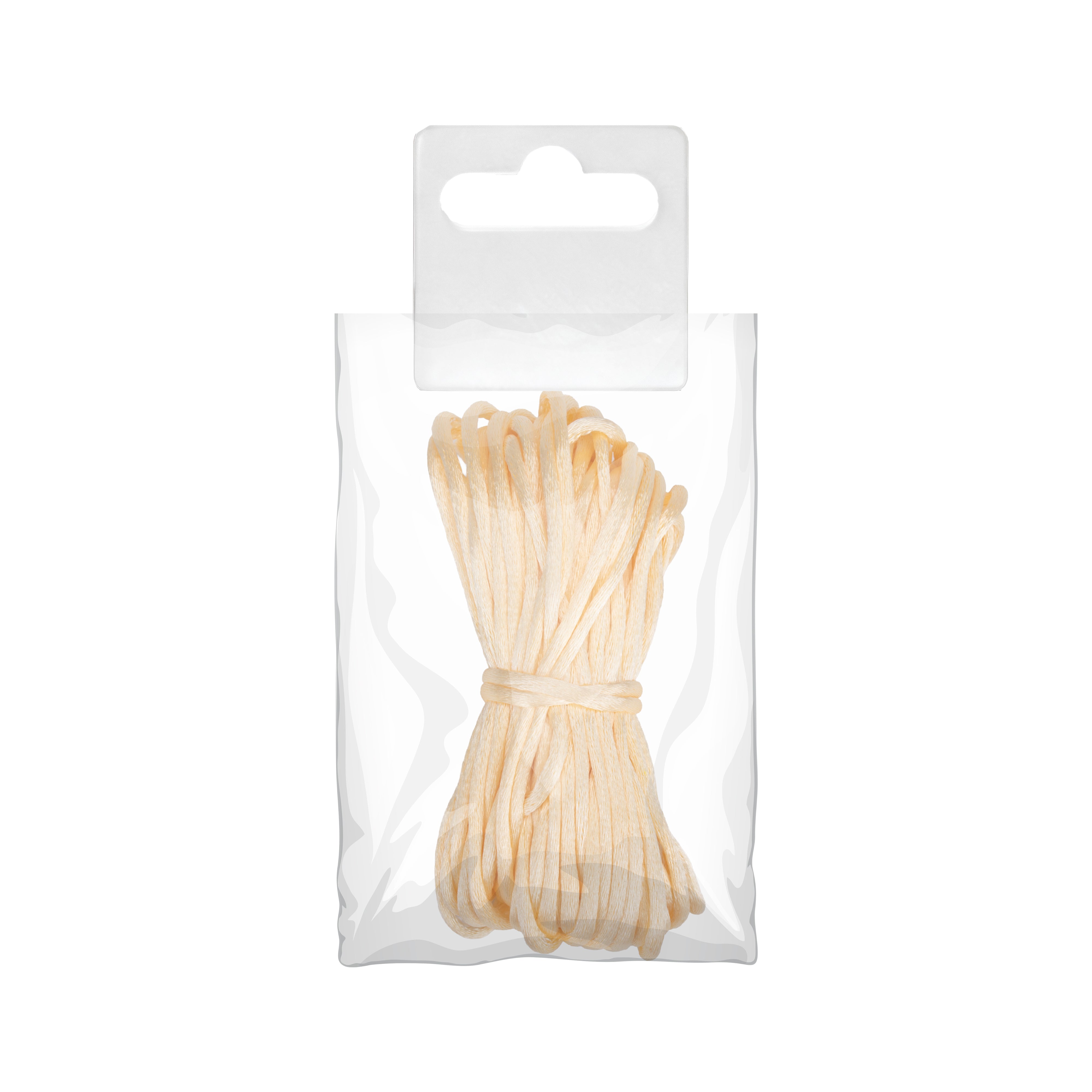 Satin Cord Cream 10m PBHC IB