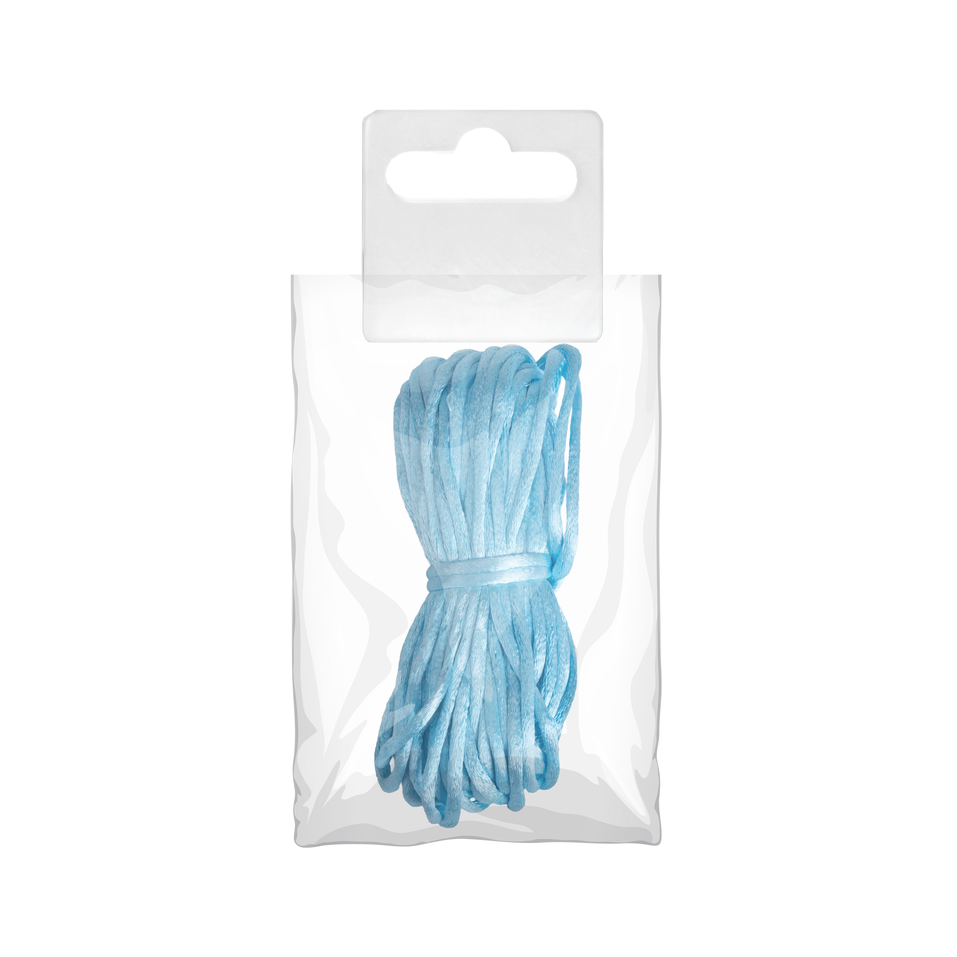 Satin Cord Sky Blue 10m PBHC IB