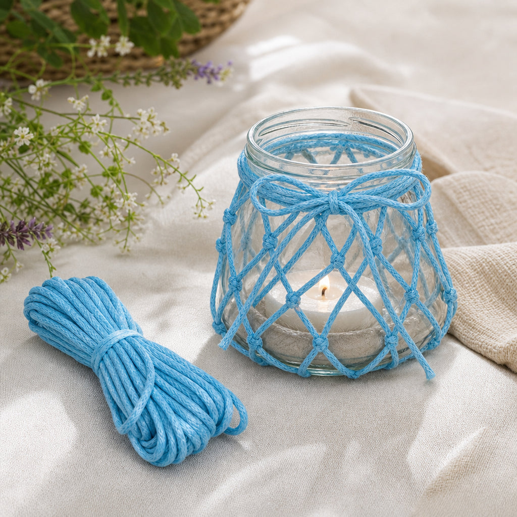 Satin Cord Sky Blue 10m PBHC IB