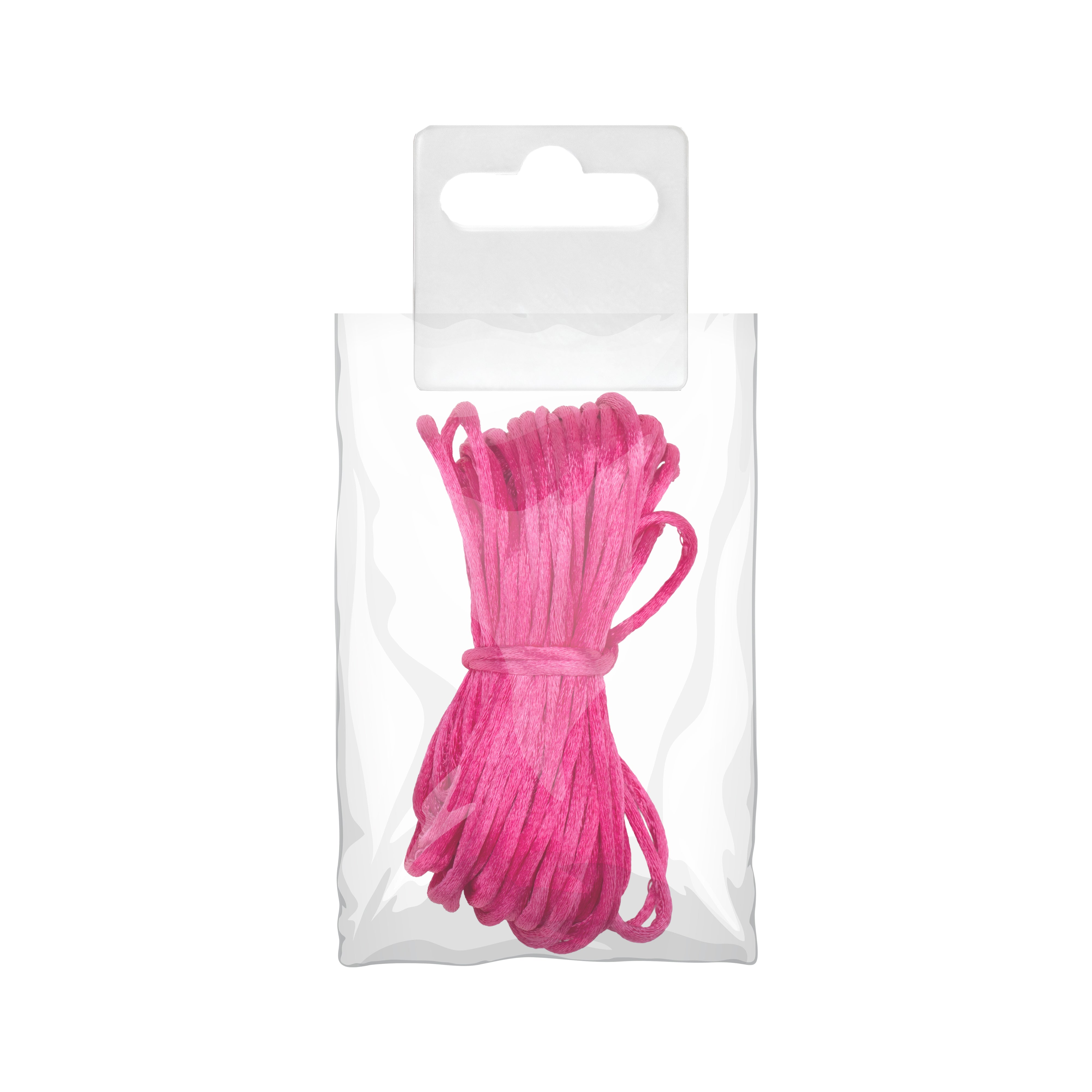 Satin Cord Hot Pink 10m PBHC IB