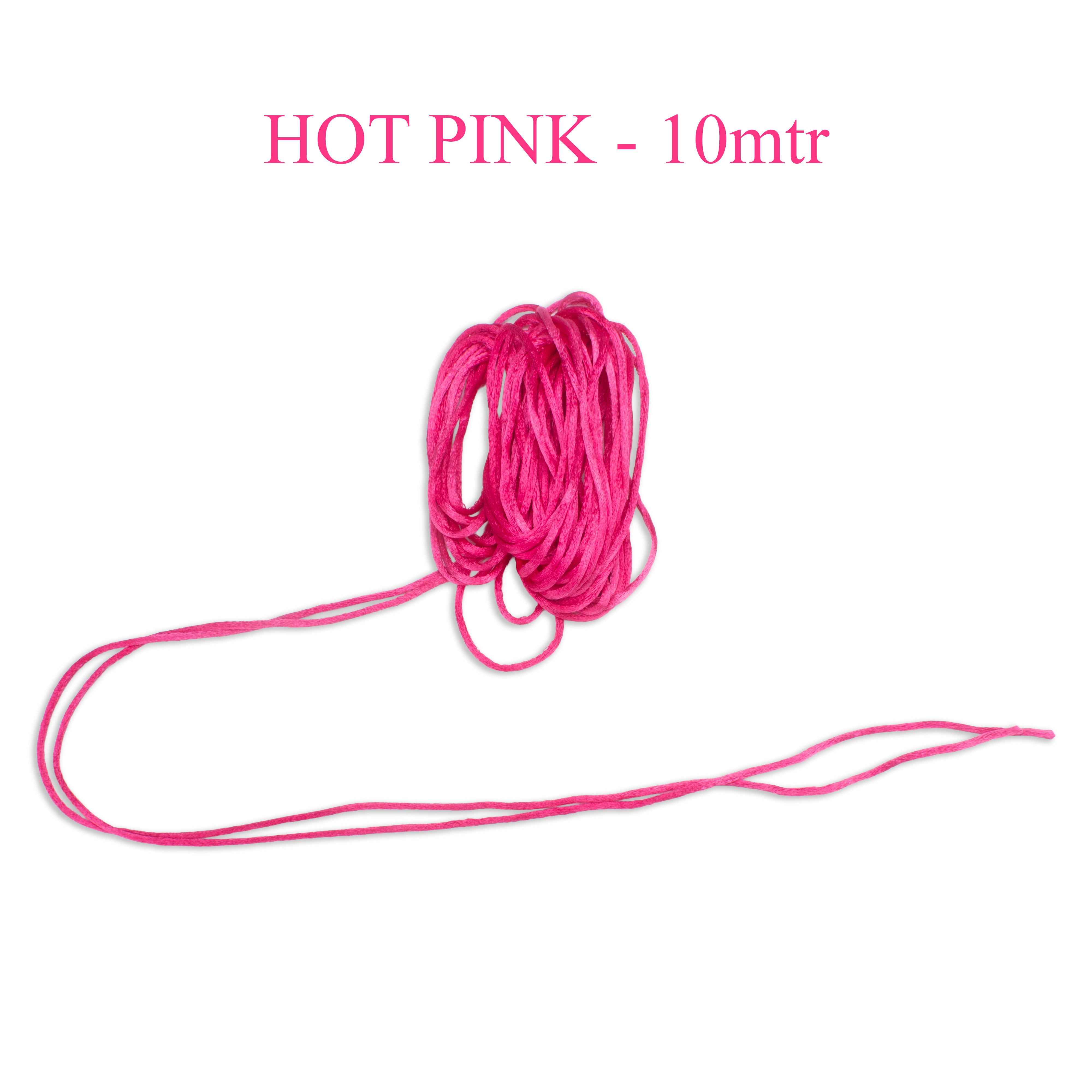Satin Cord Hot Pink 10m PBHC IB