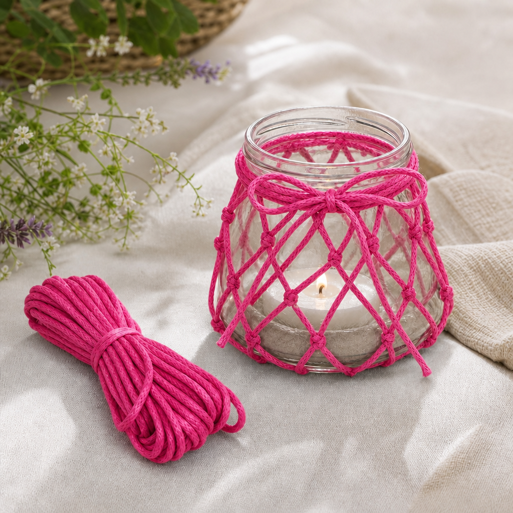 Satin Cord Hot Pink 10m PBHC IB