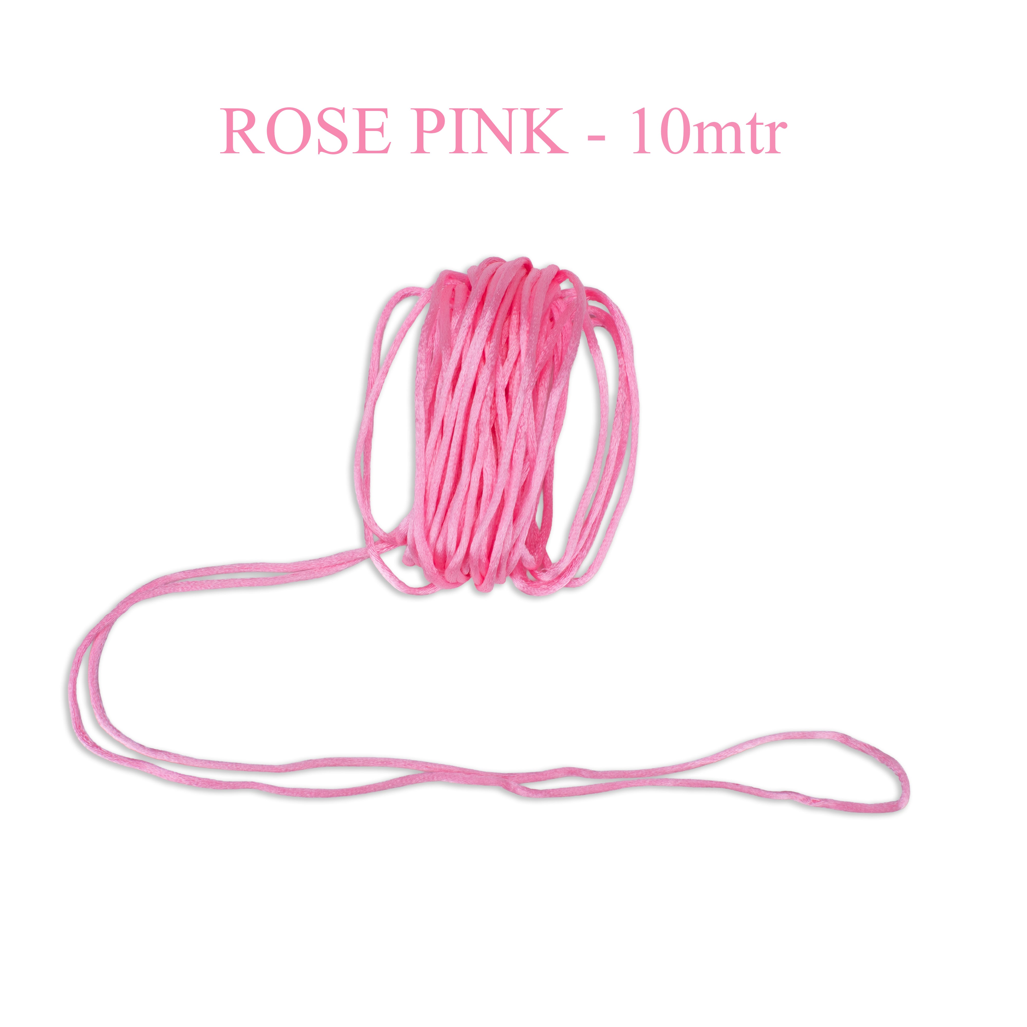 Satin Cord Rose Pink 10m PBHC IB