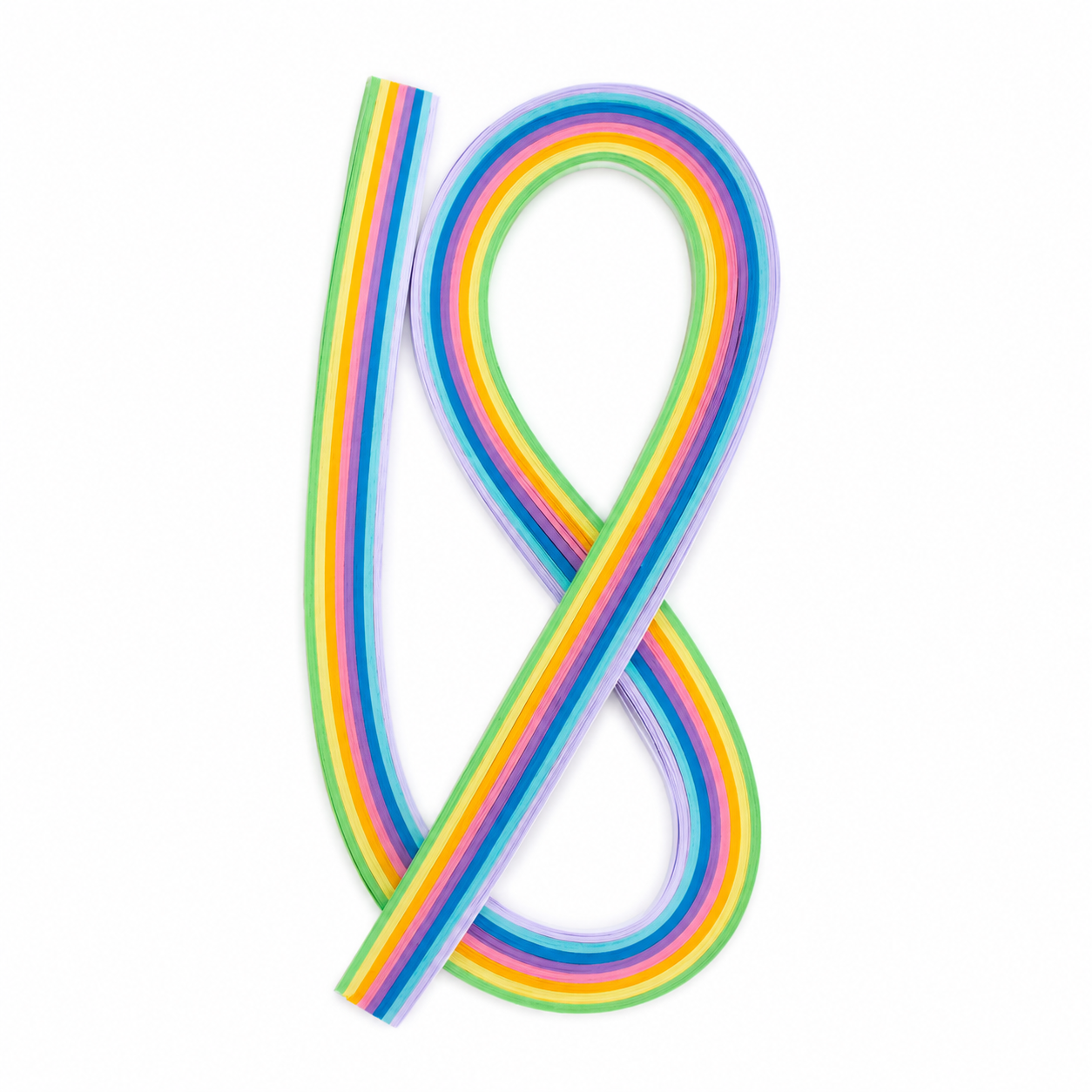 Quilling Strips Pastel 6mm 21Inch 100Strips