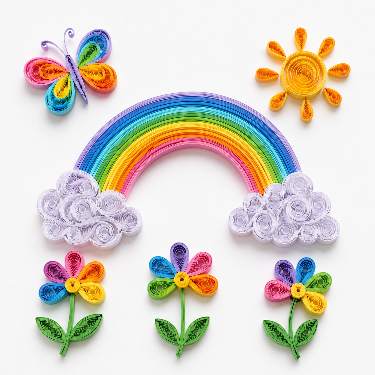 Quilling Strips Pastel 6mm 21Inch 100Strips
