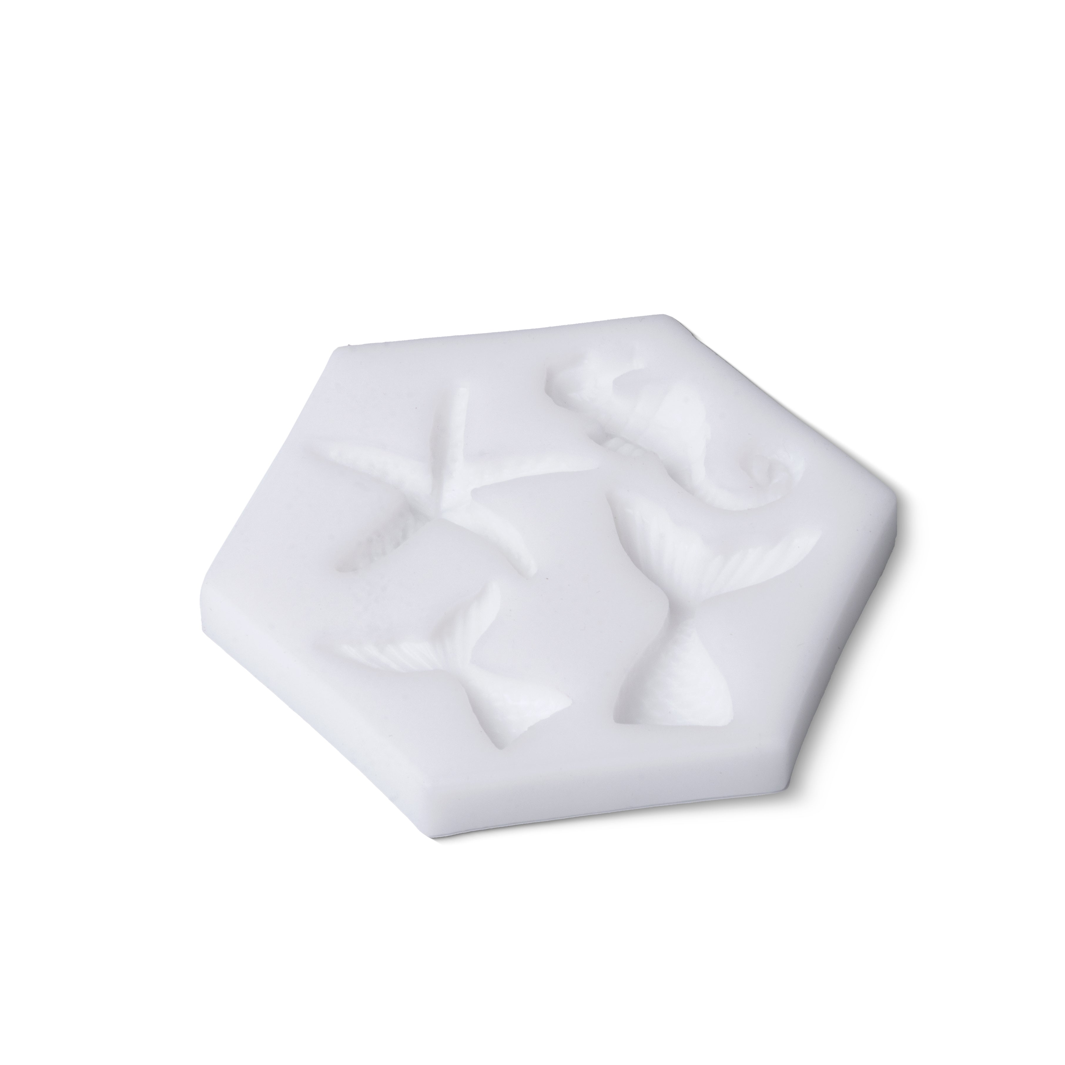 Silicone Mould Sea Life 8.8 X 7.6 D-1.1cm 1pc