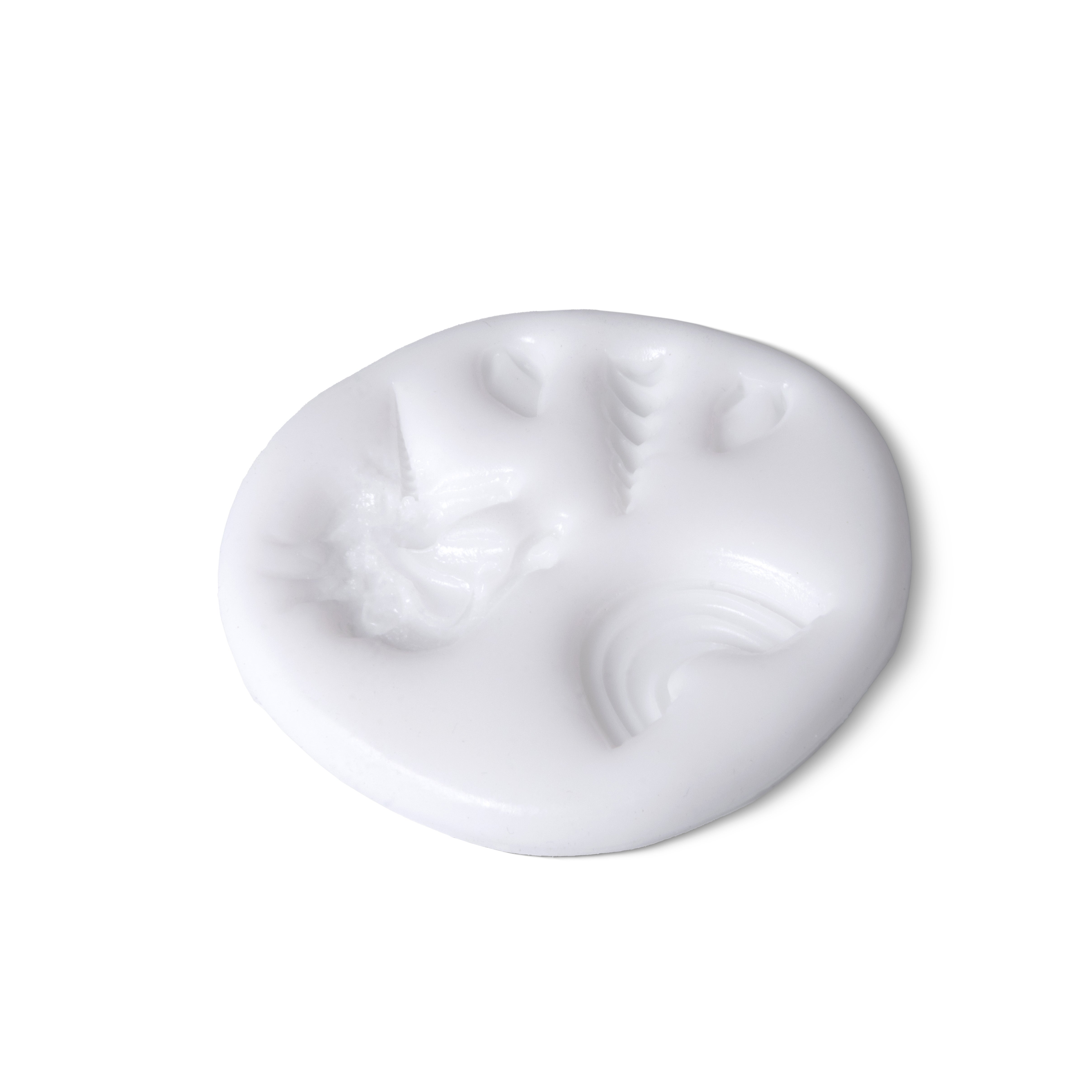 Silicone Mould Rainbow Unicorn 6.5 X 6.3cm D-0.9 1pc