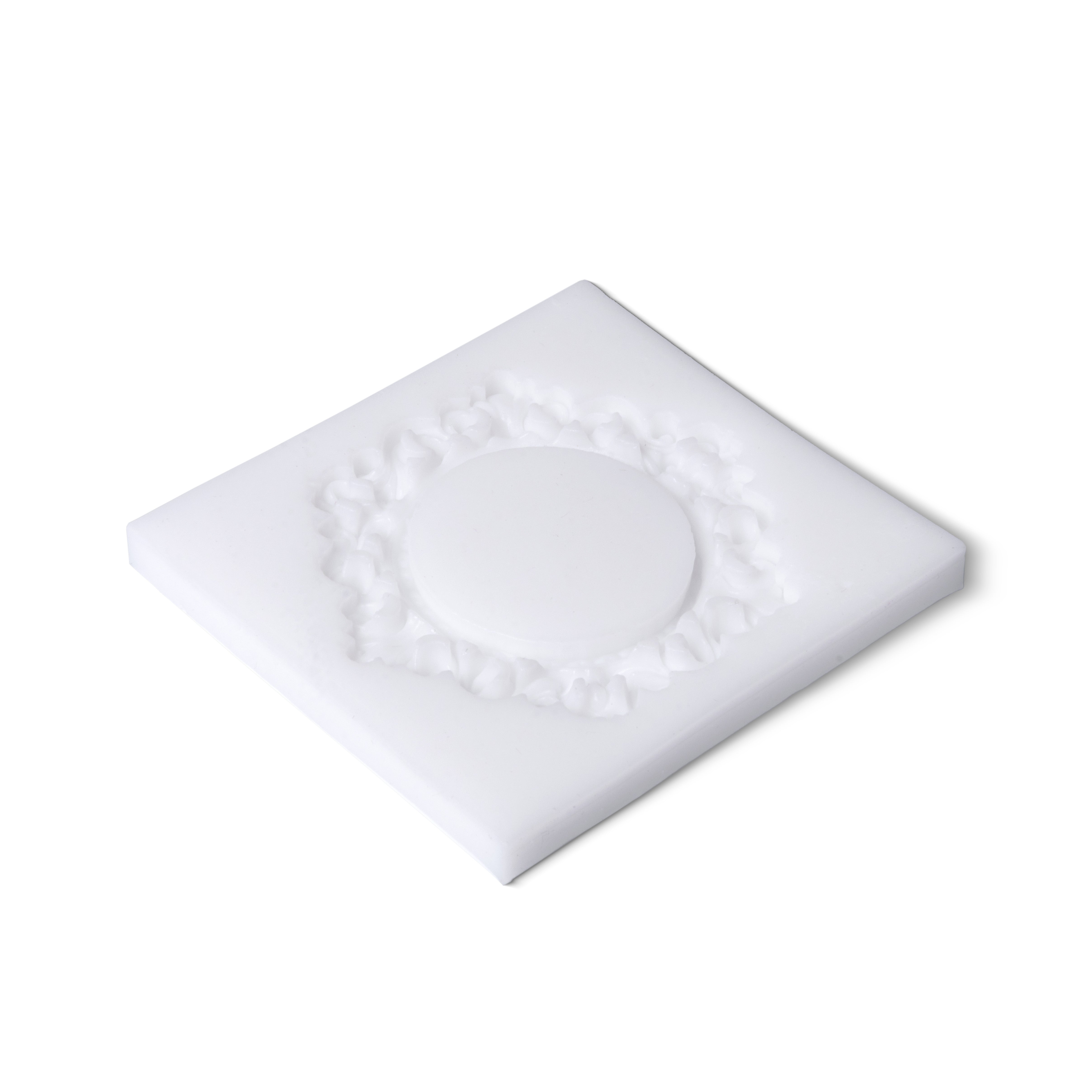 Silicone Mould Swirl Frame 7.8 X 7.1 D-0.8cm 1pc