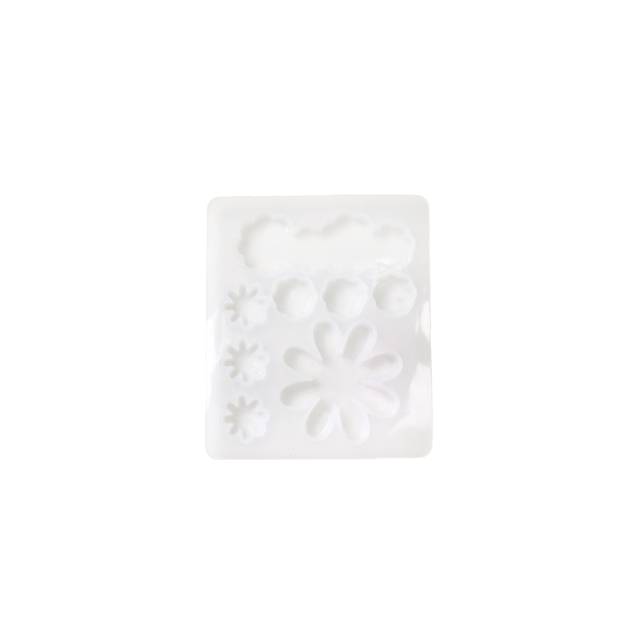 Silicone Mouldsorted Flowers L8.5 X W10cm 1pc