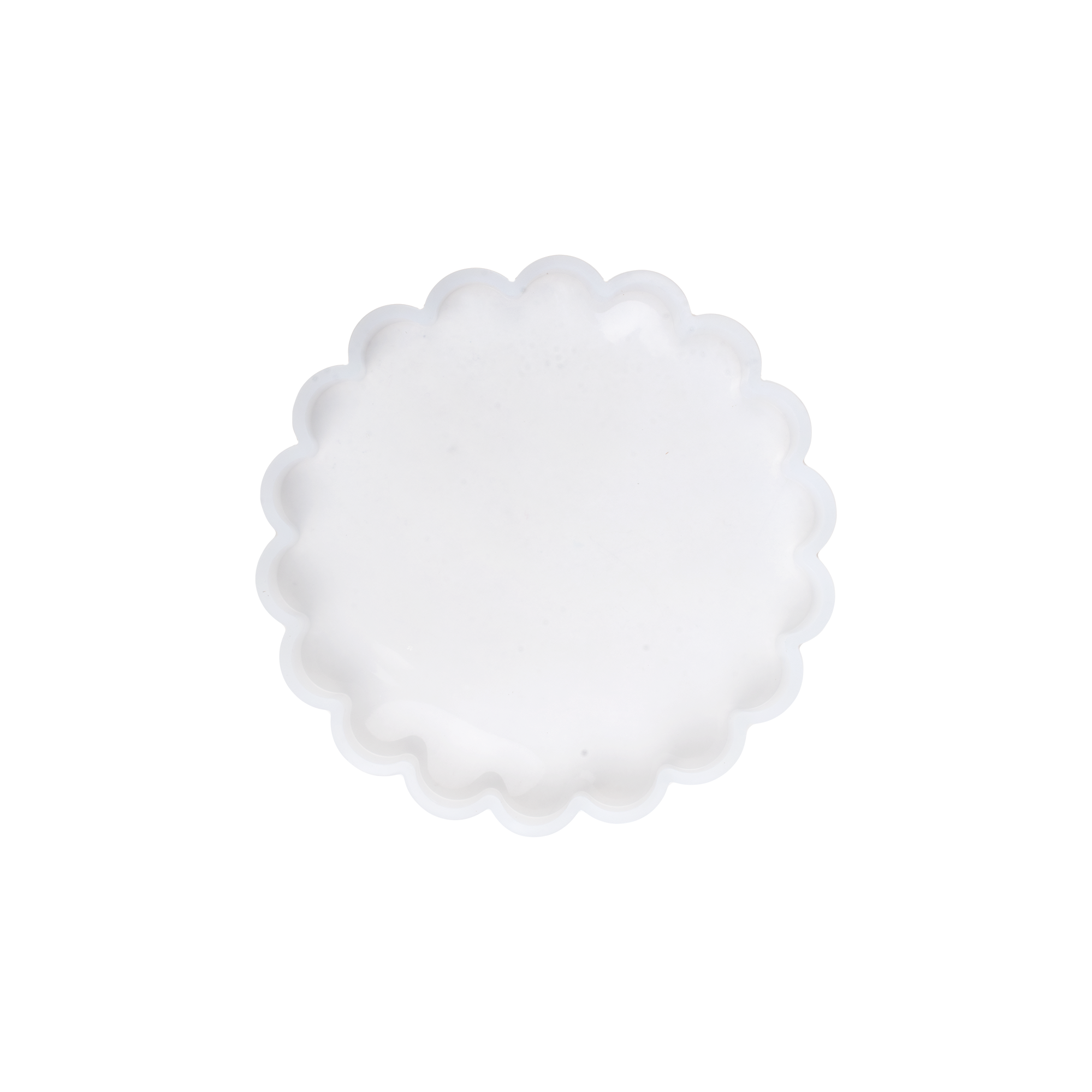 Silicone Mould Scalloped Circle 5.5inch Dia 1pc