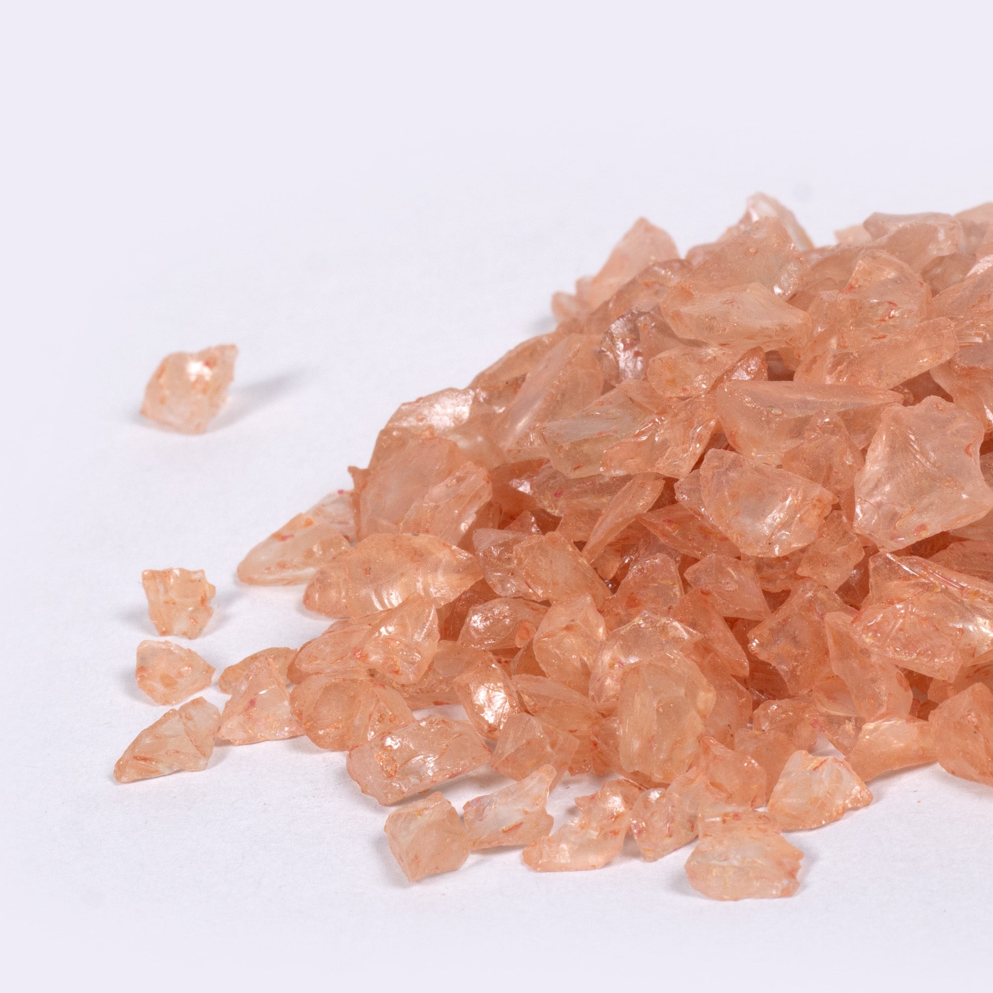 Crushed Glass Coral 6-9mm 80gm Bottle
