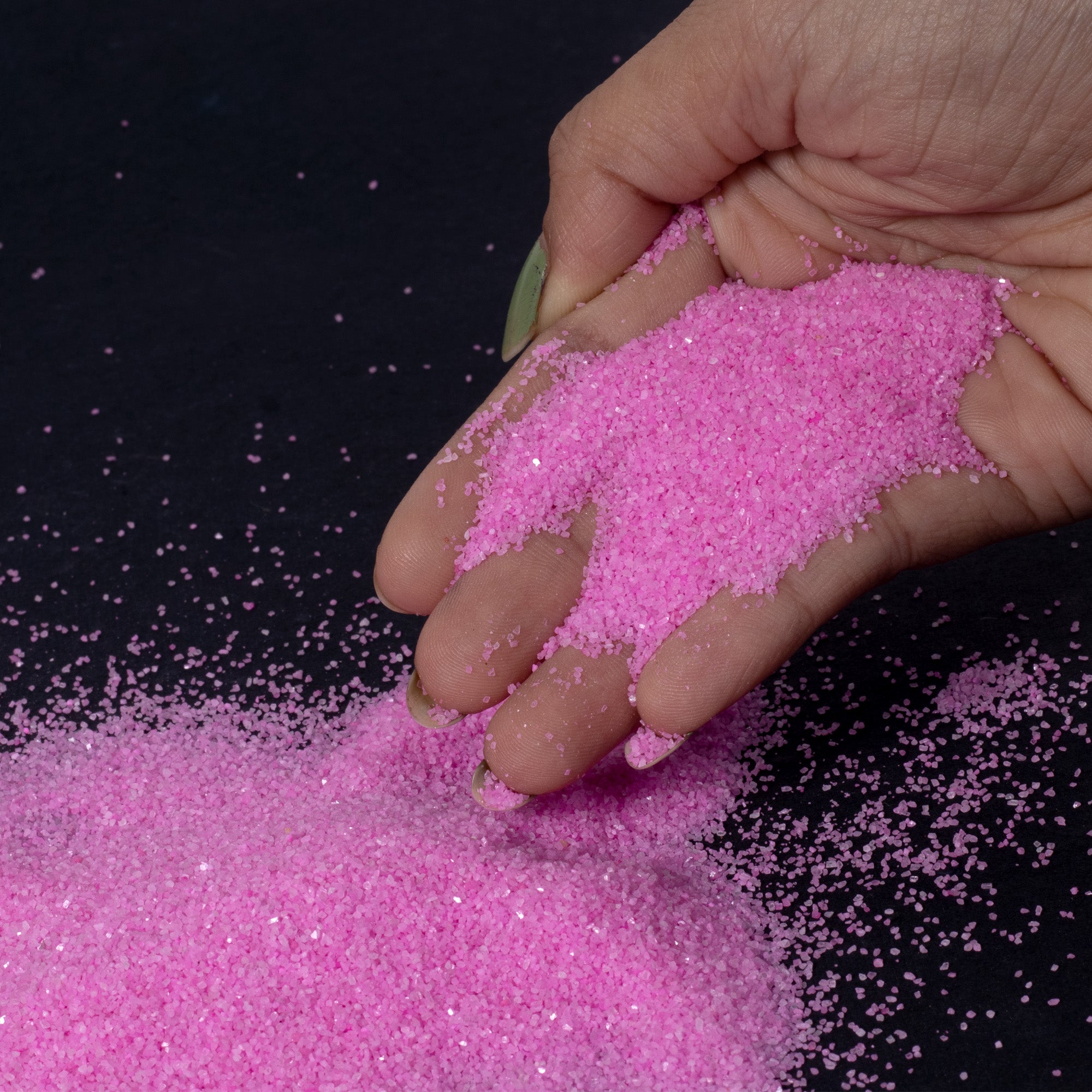 Coloured Sand Pink 100gm Bottle