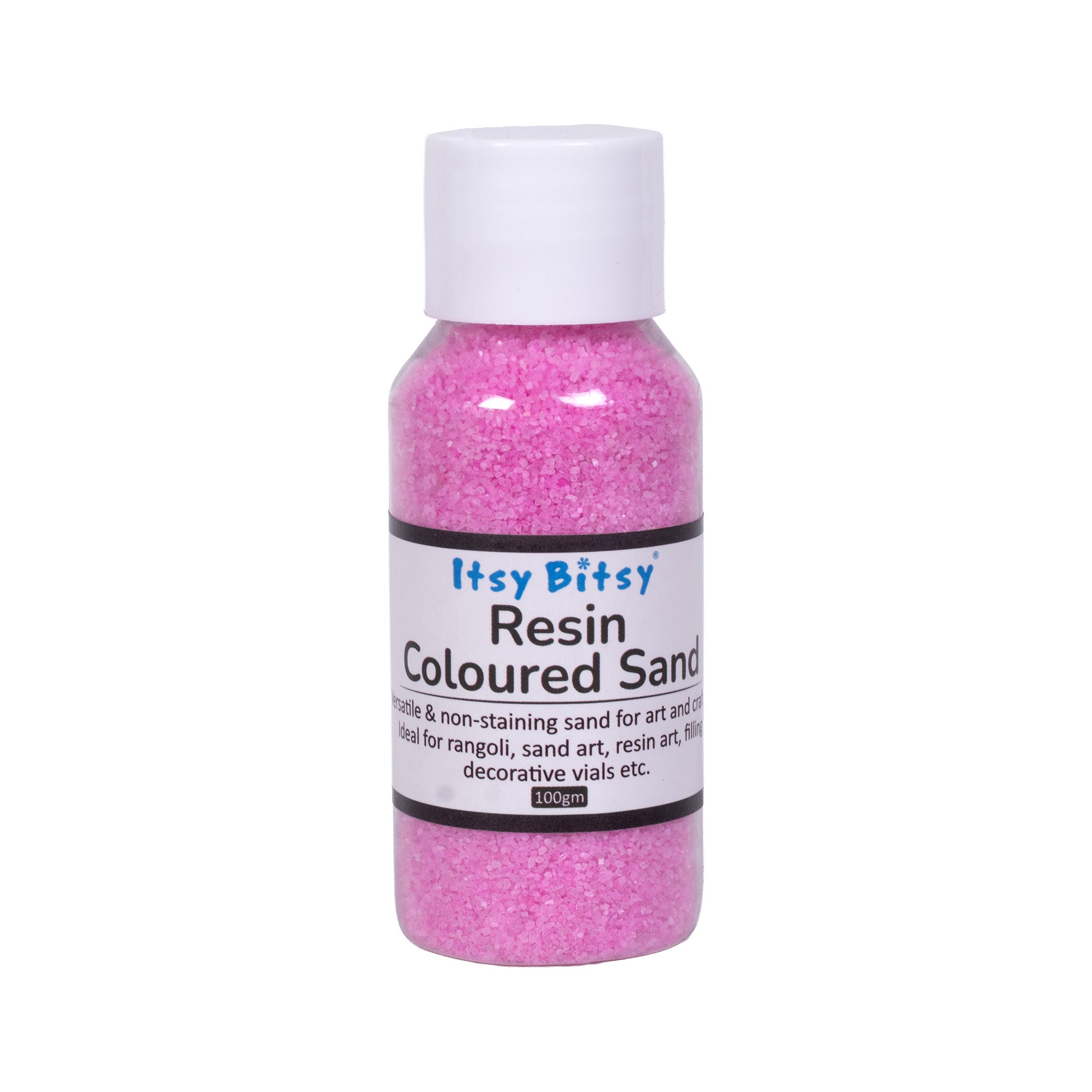 Coloured Sand Pink 100gm Bottle