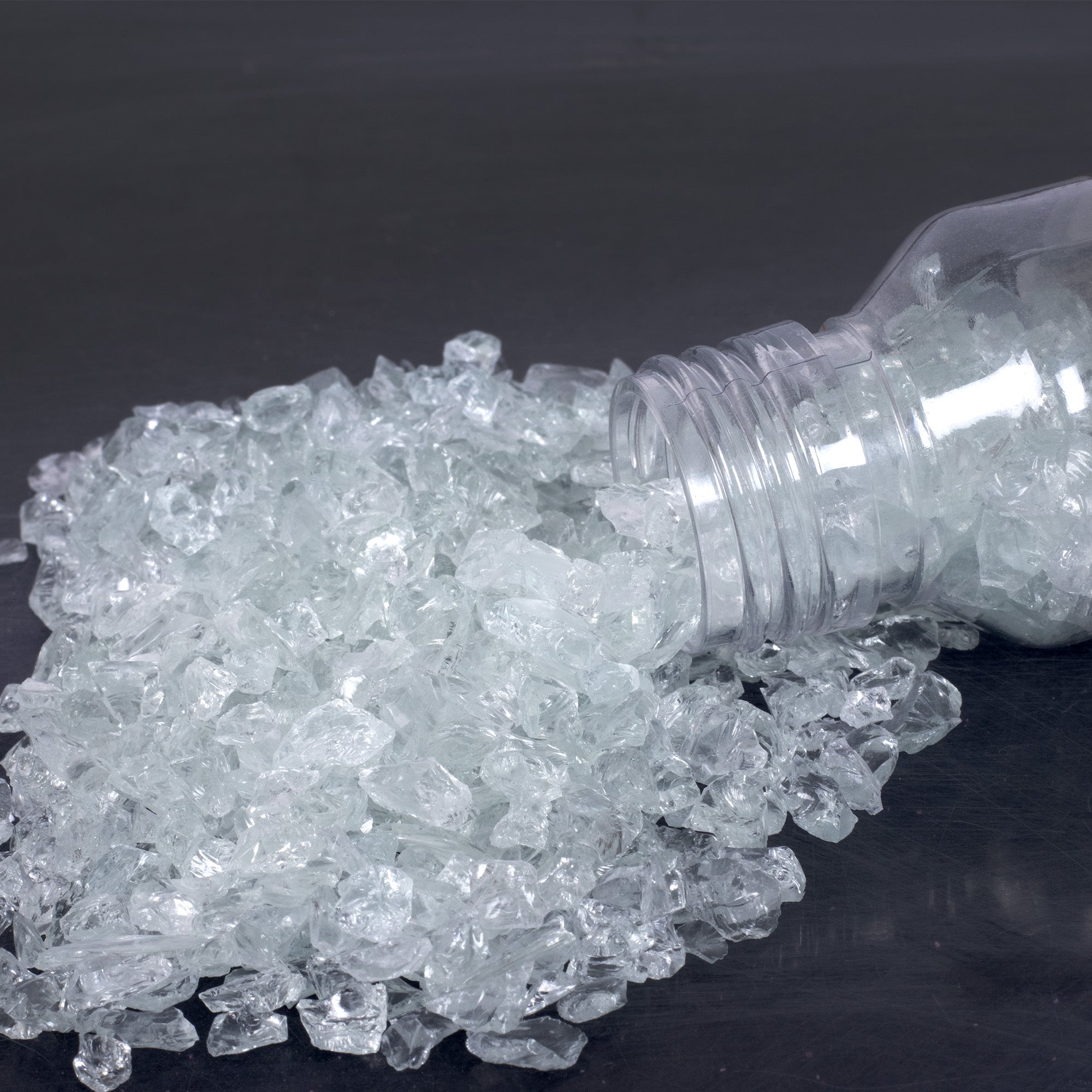 Crushed Glass Transparent 4-6mm 80gm Bottle