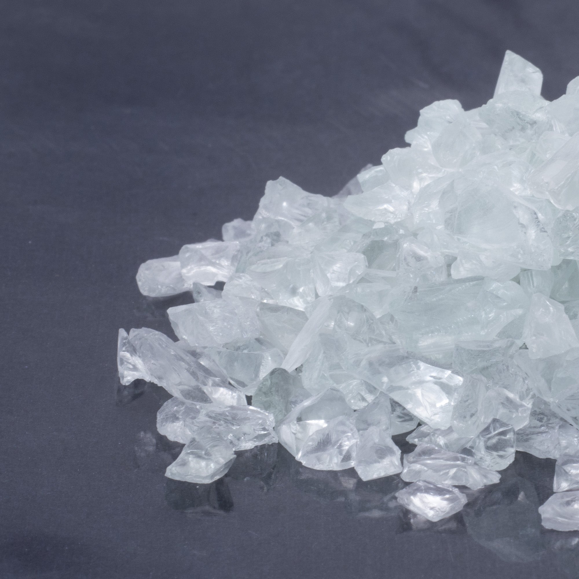 Crushed Glass Transparent 6-9mm 80gm Bottle