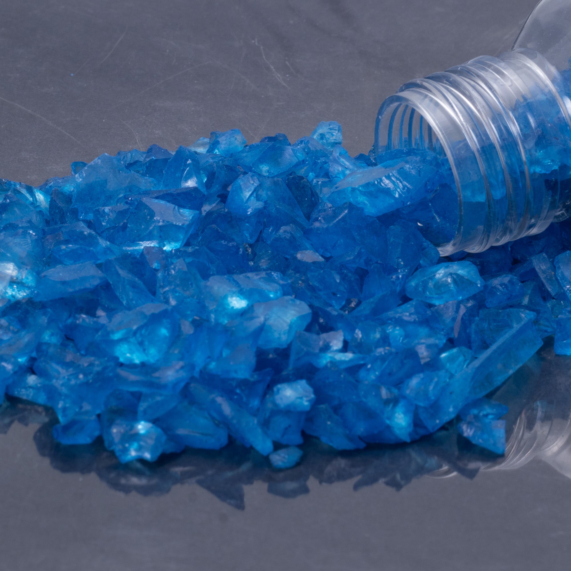 Crushed Glass Blue 6-9mm 80gm Bottle