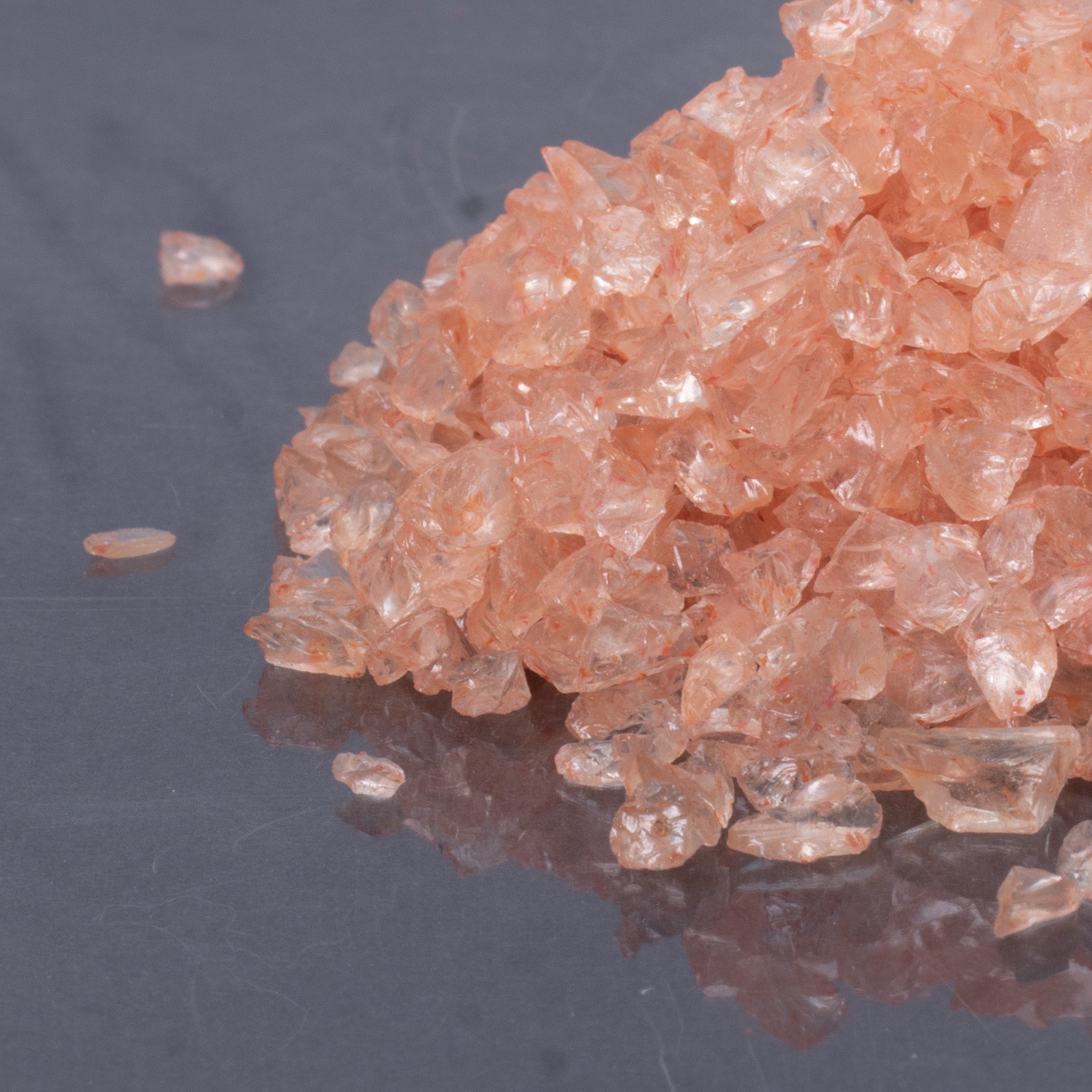 Crushed Glass Coral 4-6mm 80gm Bottle