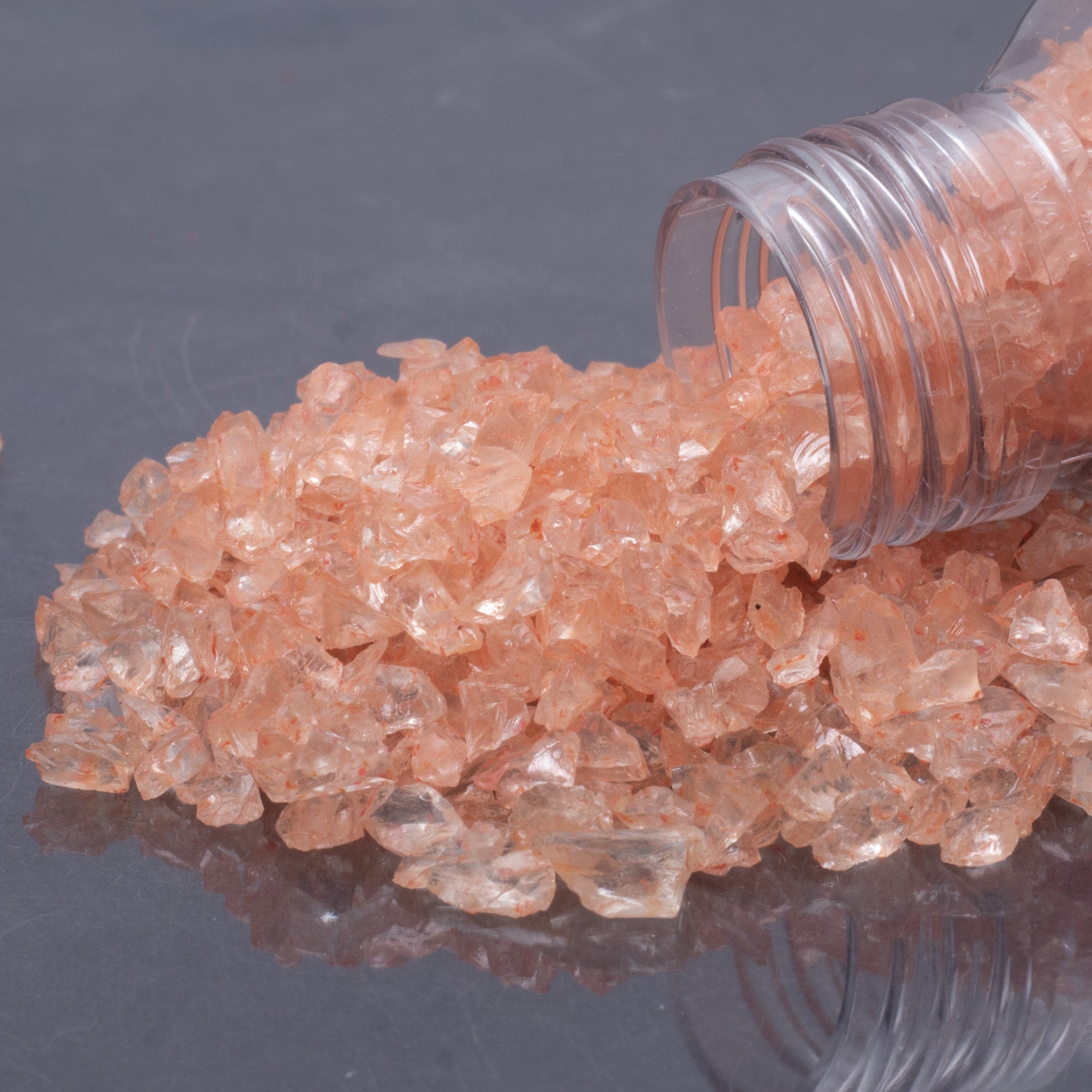 Crushed Glass Coral 4-6mm 80gm Bottle