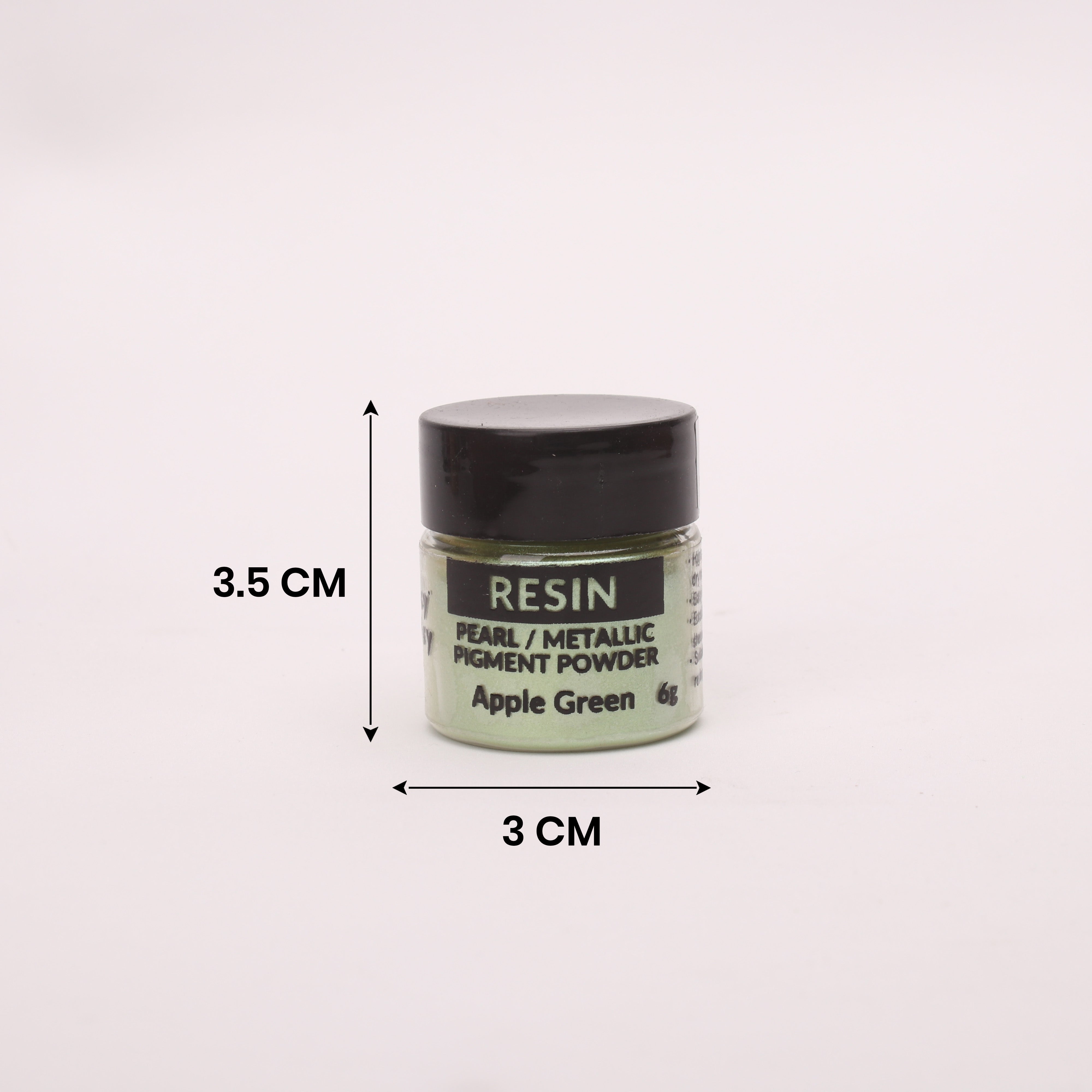Resin Pearl Pigment Powder Apple Green 6gm Bottle