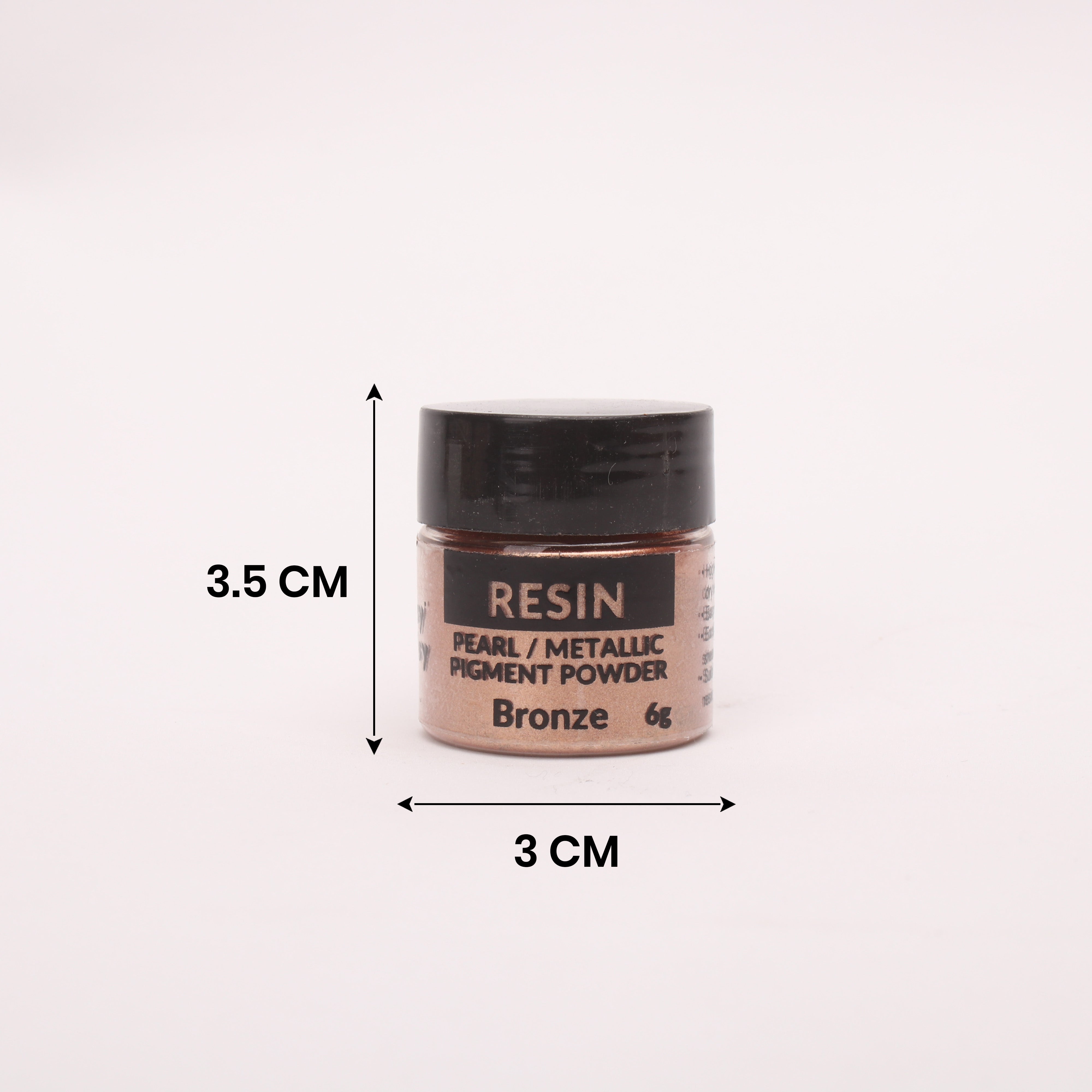 Resin Metallic Pigment Powder Bronze 6gm Bottle