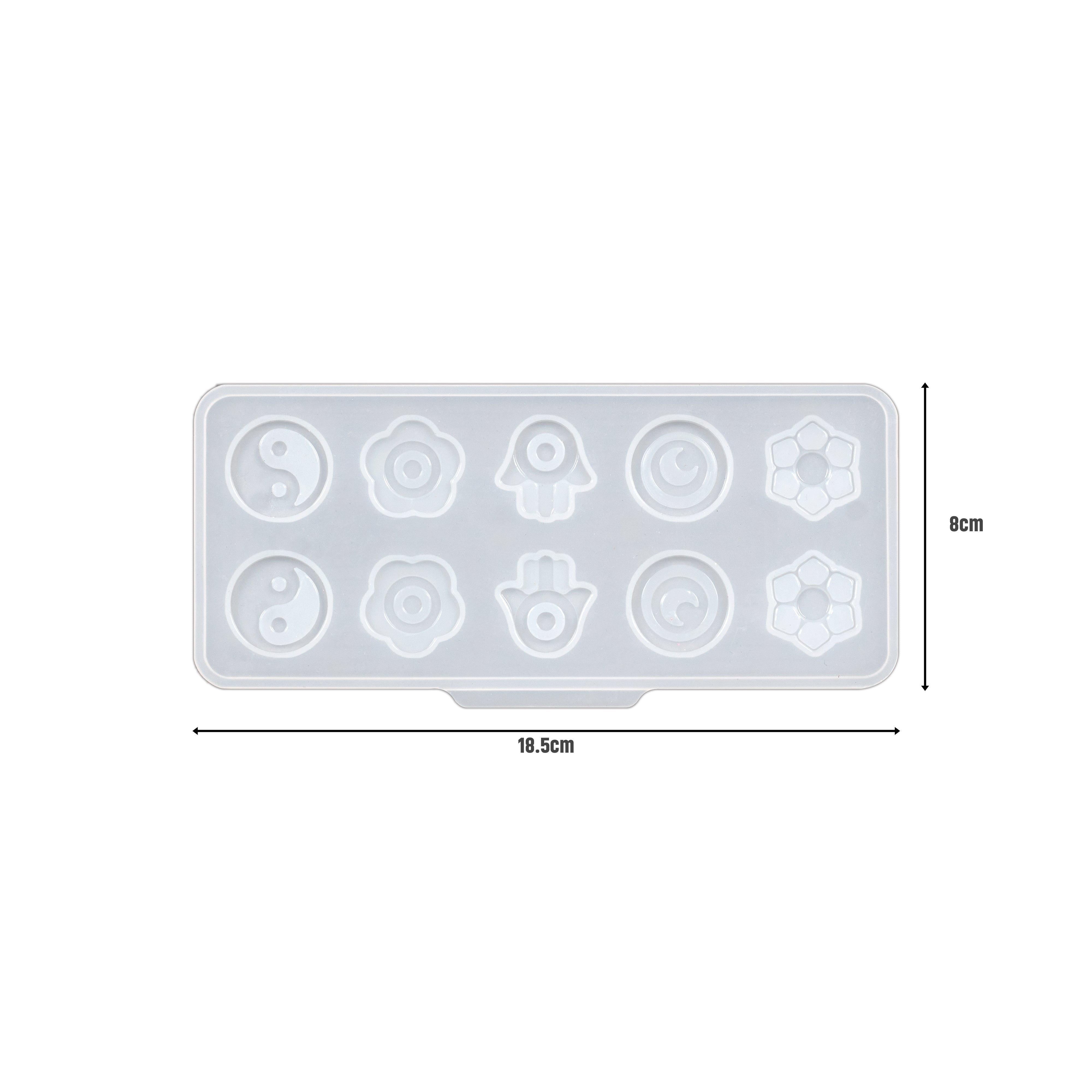Rakhi Silicone Mould Lucky Talisman L8 X W18.5cm 1pc