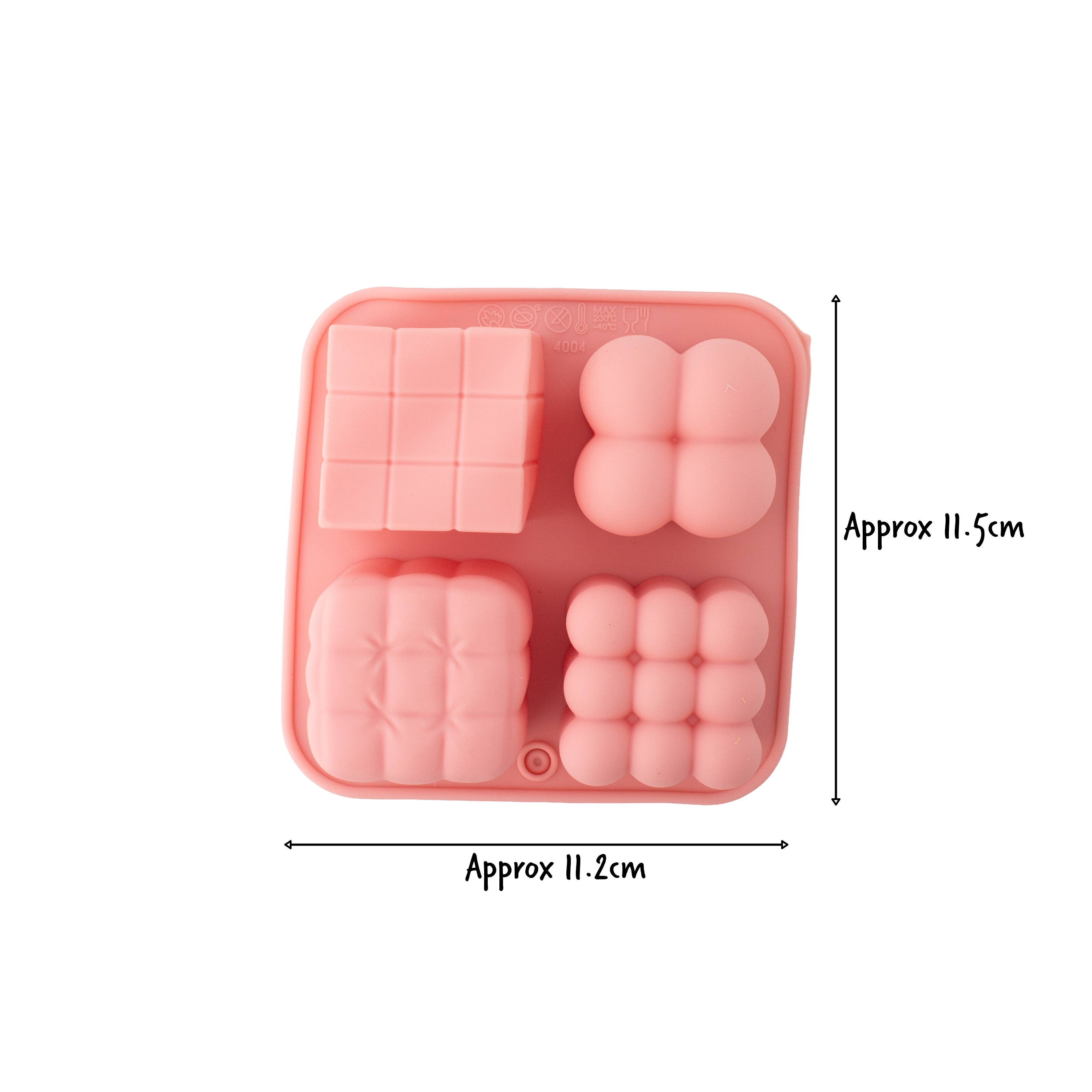 Silicone Mould Bubble Blend 11.5 x 11.2 x 3.8cm 1pc