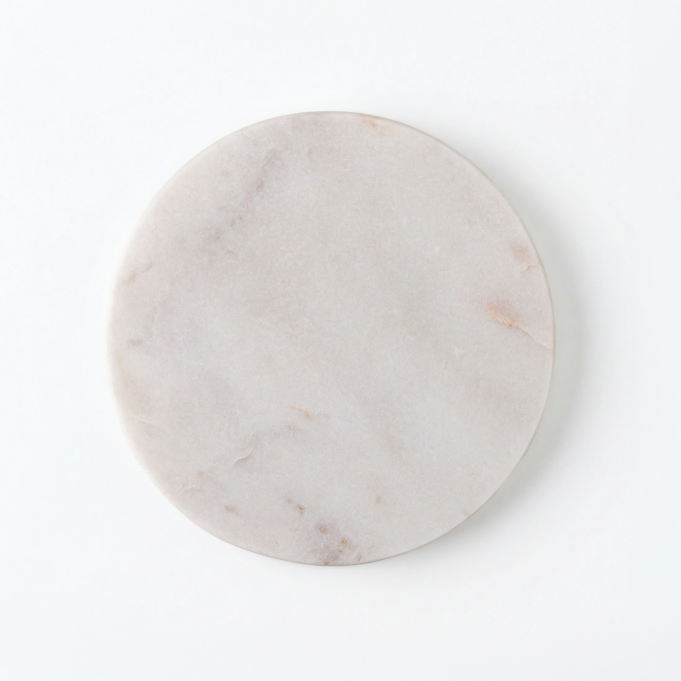 Marble Coaster Round 4Inch X 12mm 1pc