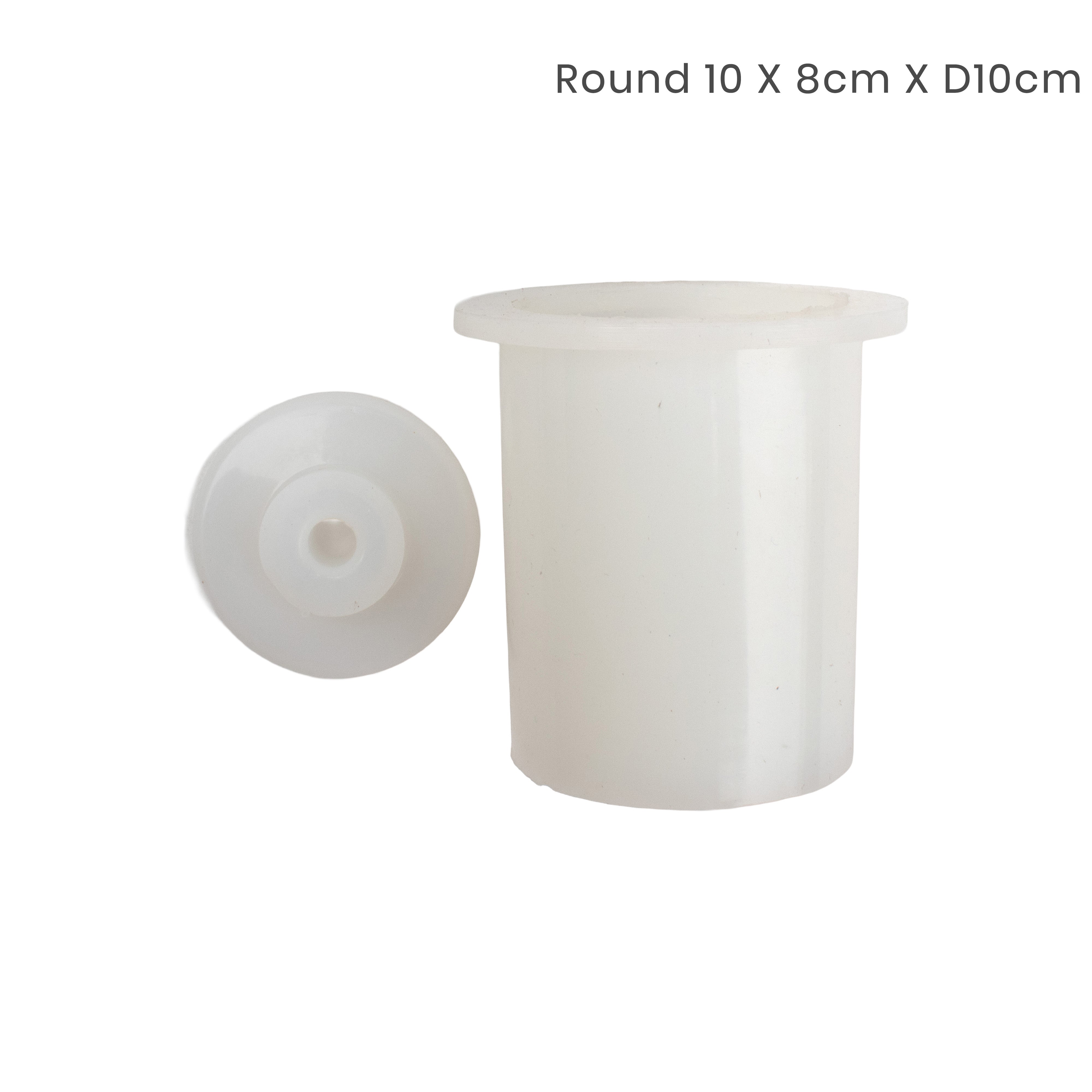 Silicone Mould Dispenser Bottle Without Pump Round 10 X 8cm X D10cm 1pc
