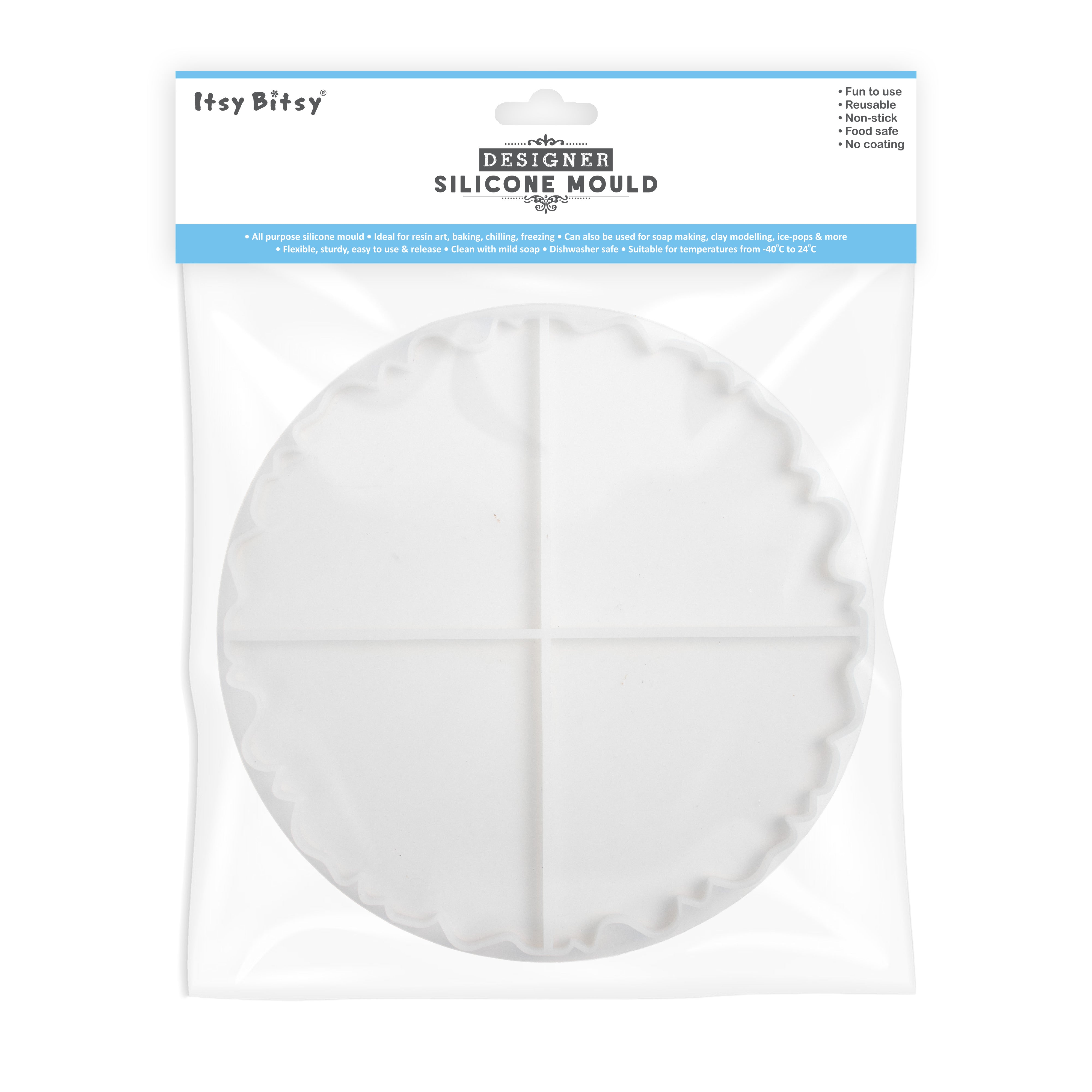 Silicone Mould Pizza Coaster 8Inch X D5mm 1pc
