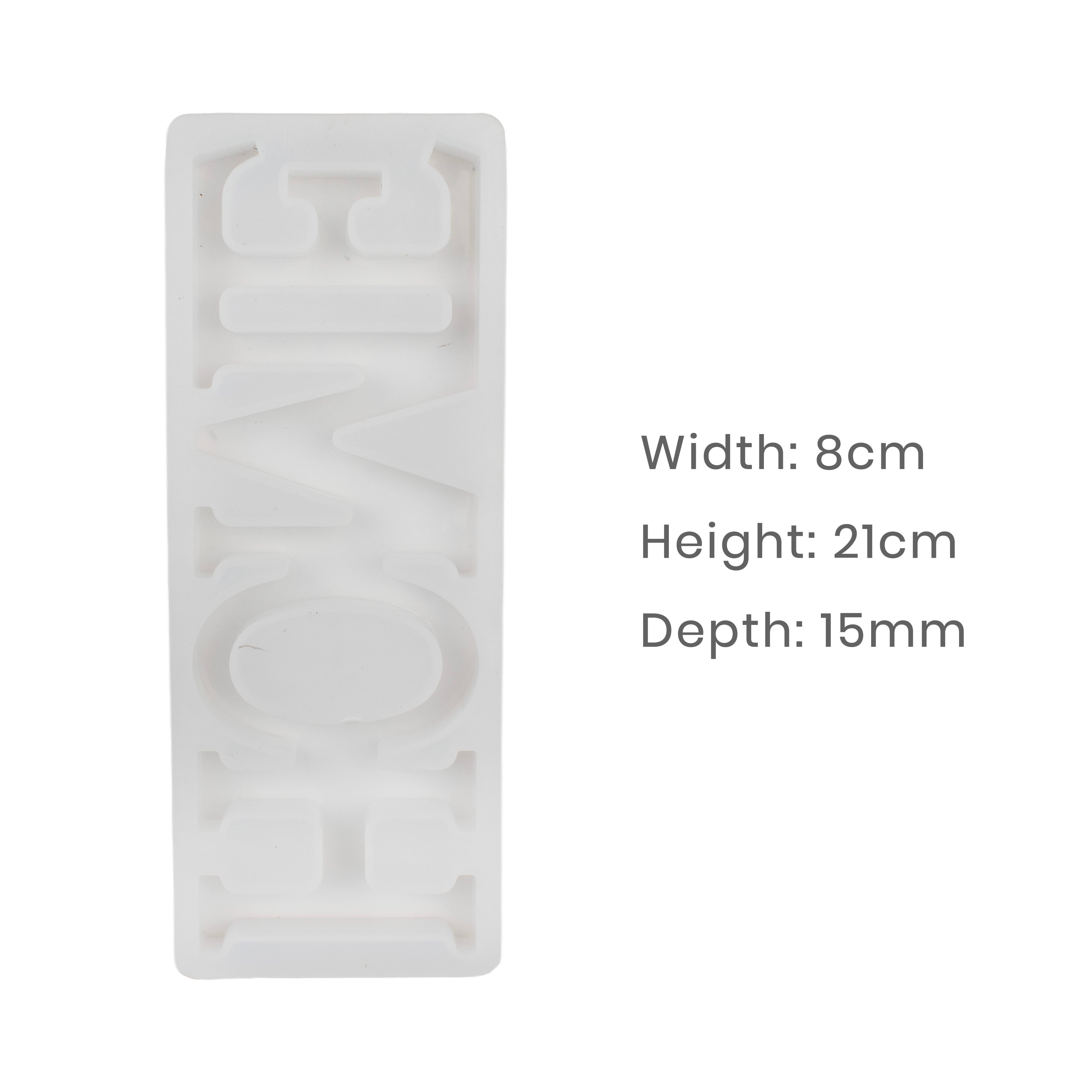 Silicone Mould Home 21 X 8cm X D15mm 1pc