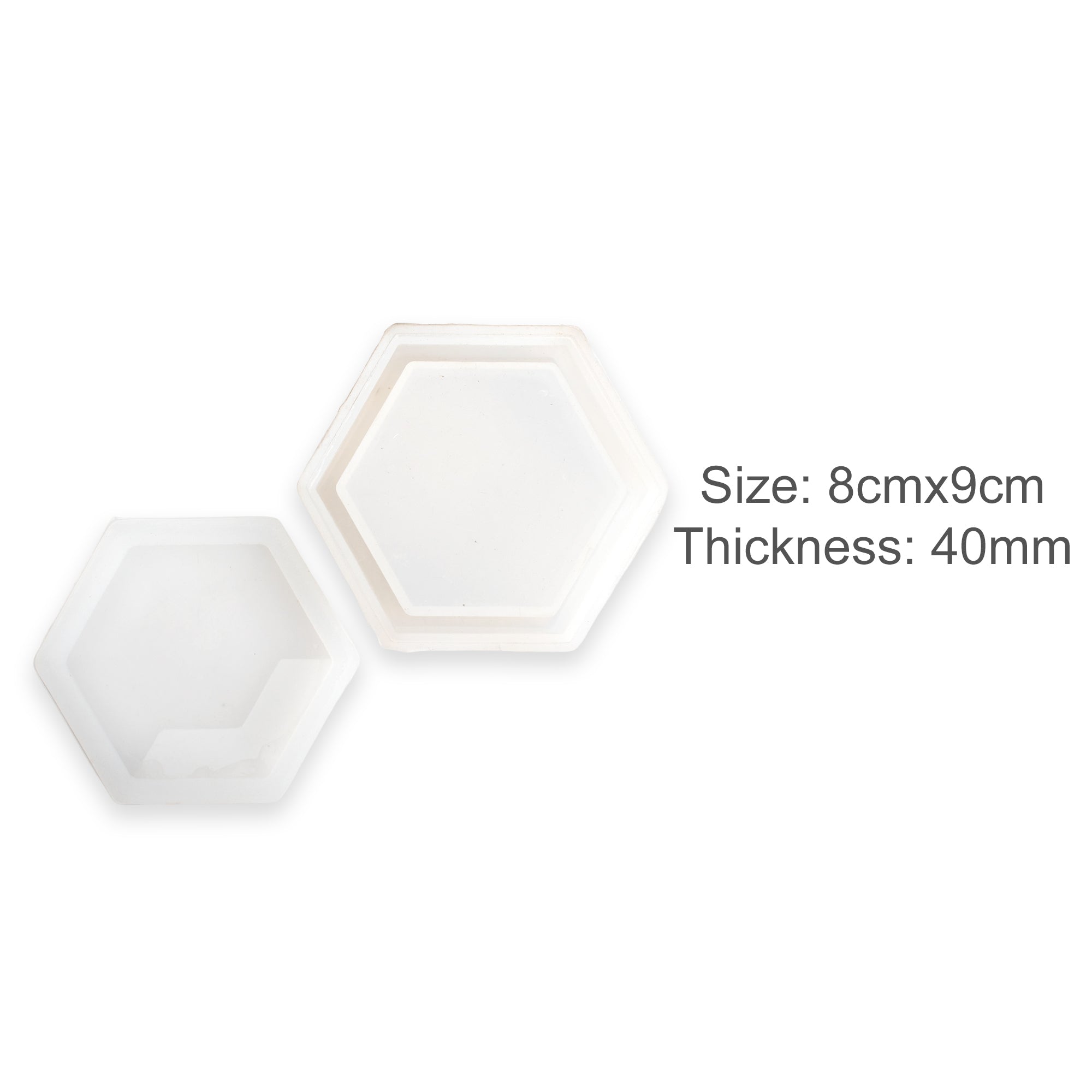 Silicone Mould Hexagon Gift Box 8 X 9cm X D40mm 1pc