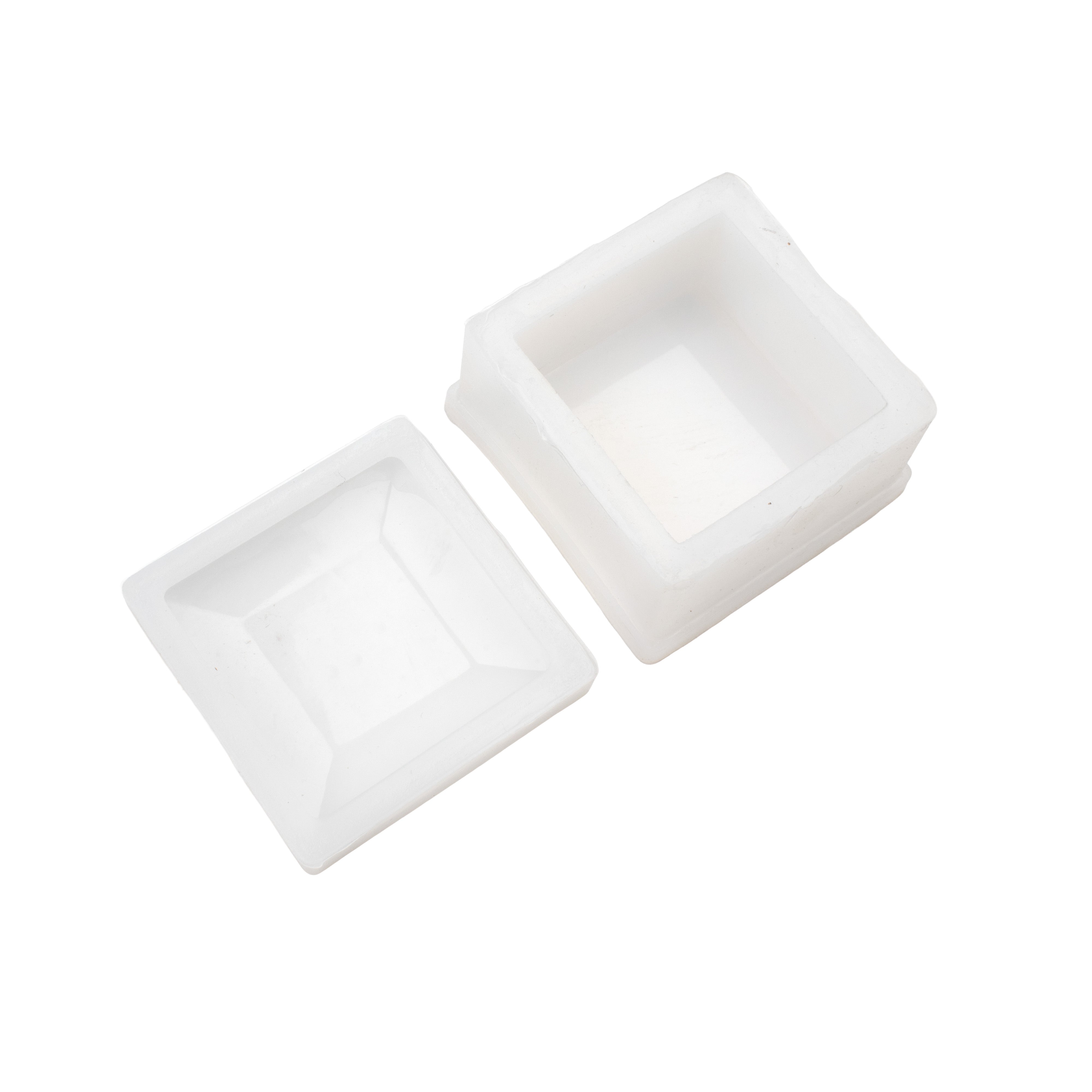 Silicone Mould Square Gift Box 7.5 X 7.4cm X D1.2cm 1pc