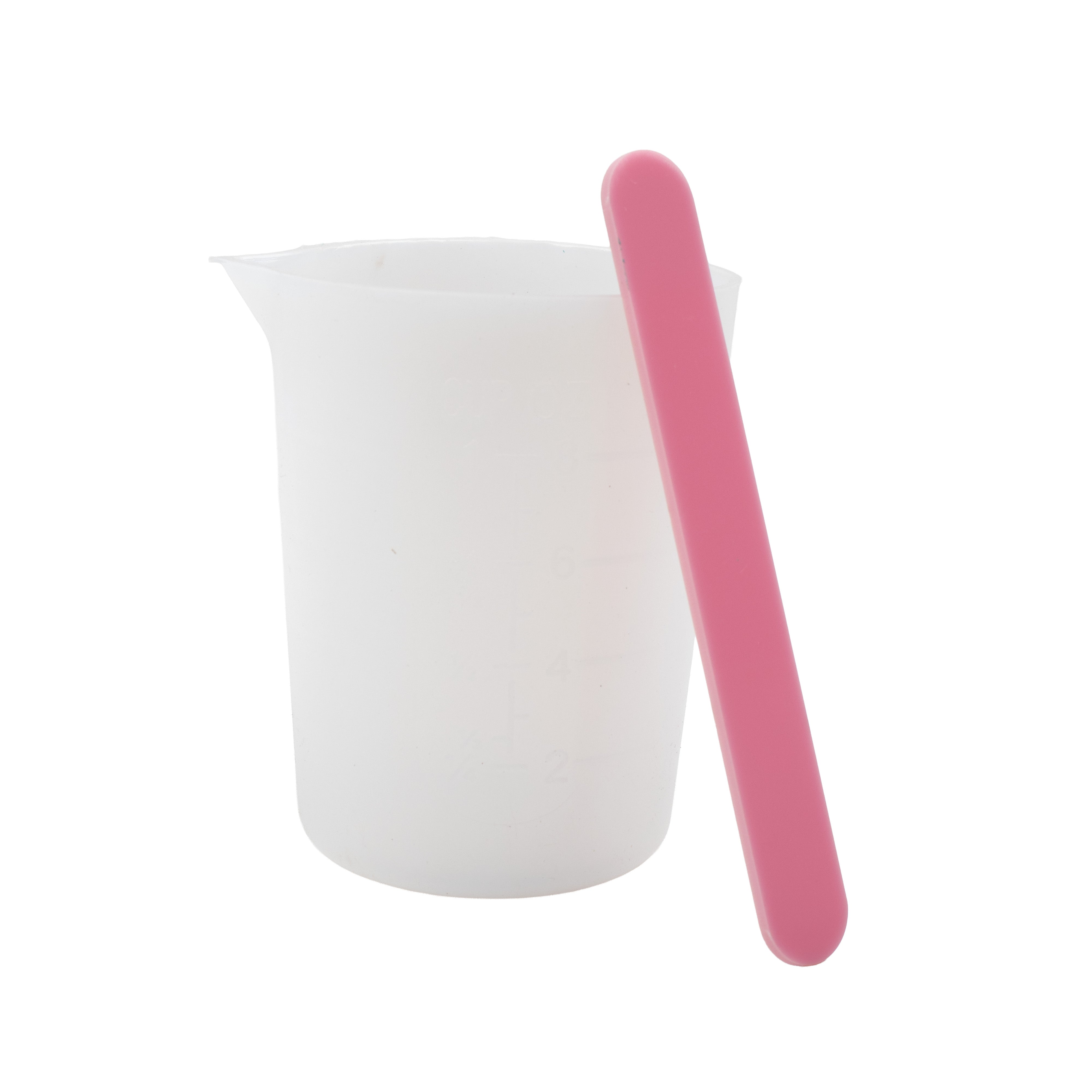 Silicone Mould Measuring Cup With Stick 250ml 13 X 7cm X D12mm 1pc