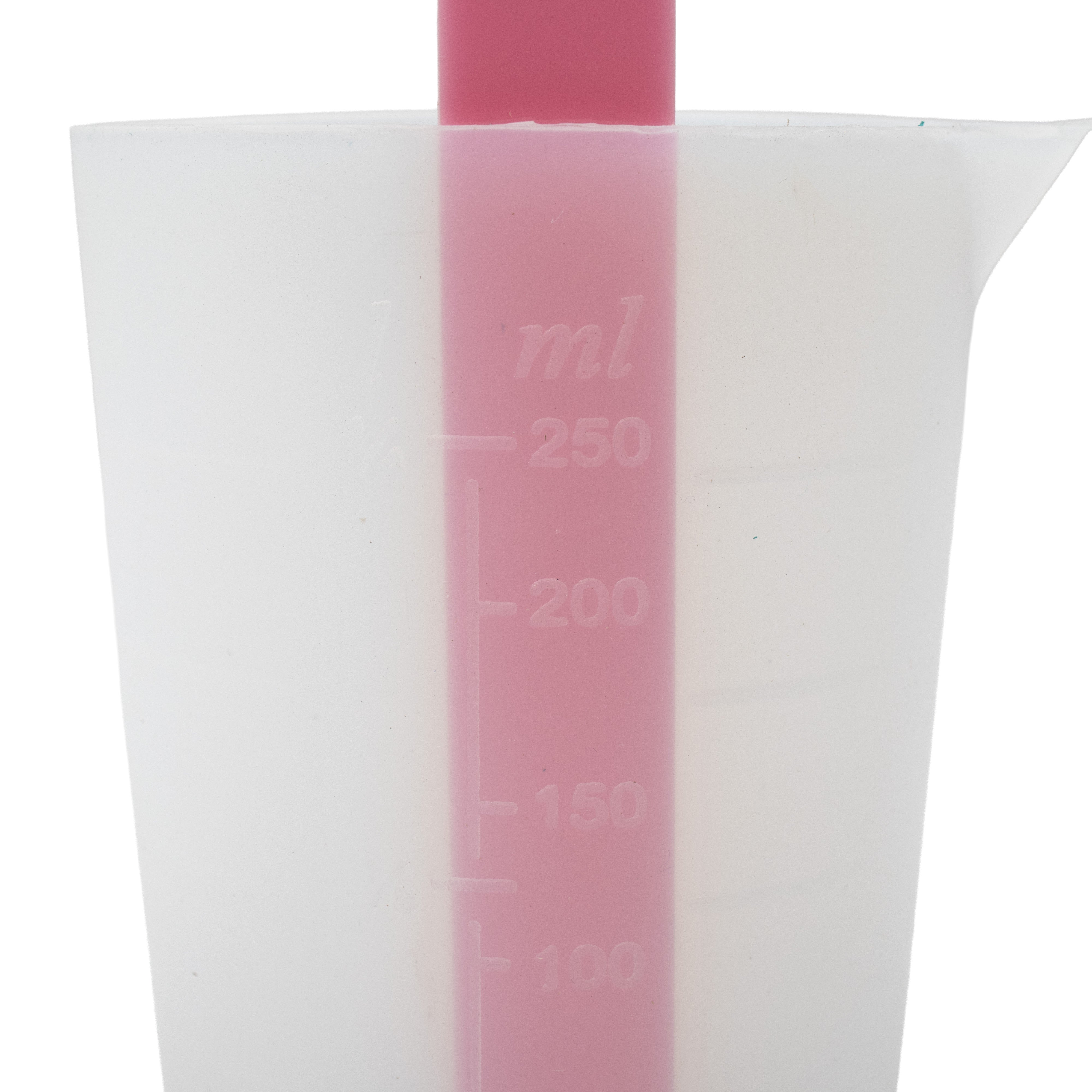 Silicone Mould Measuring Cup With Stick 250ml 13 X 7cm X D12mm 1pc