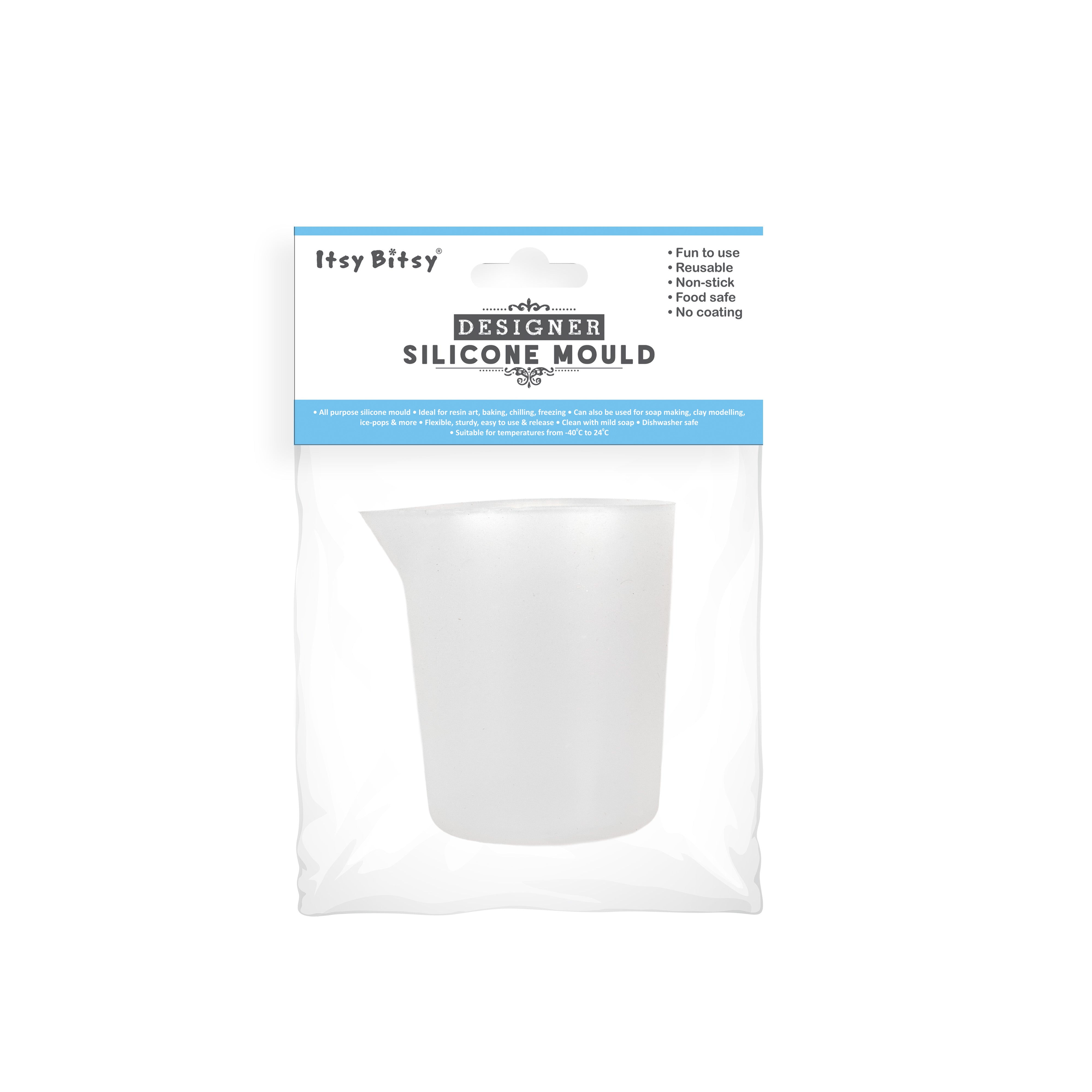 Silicone Mould Measuring Cup With Stick 100ml 7 X 5cm 1pc
