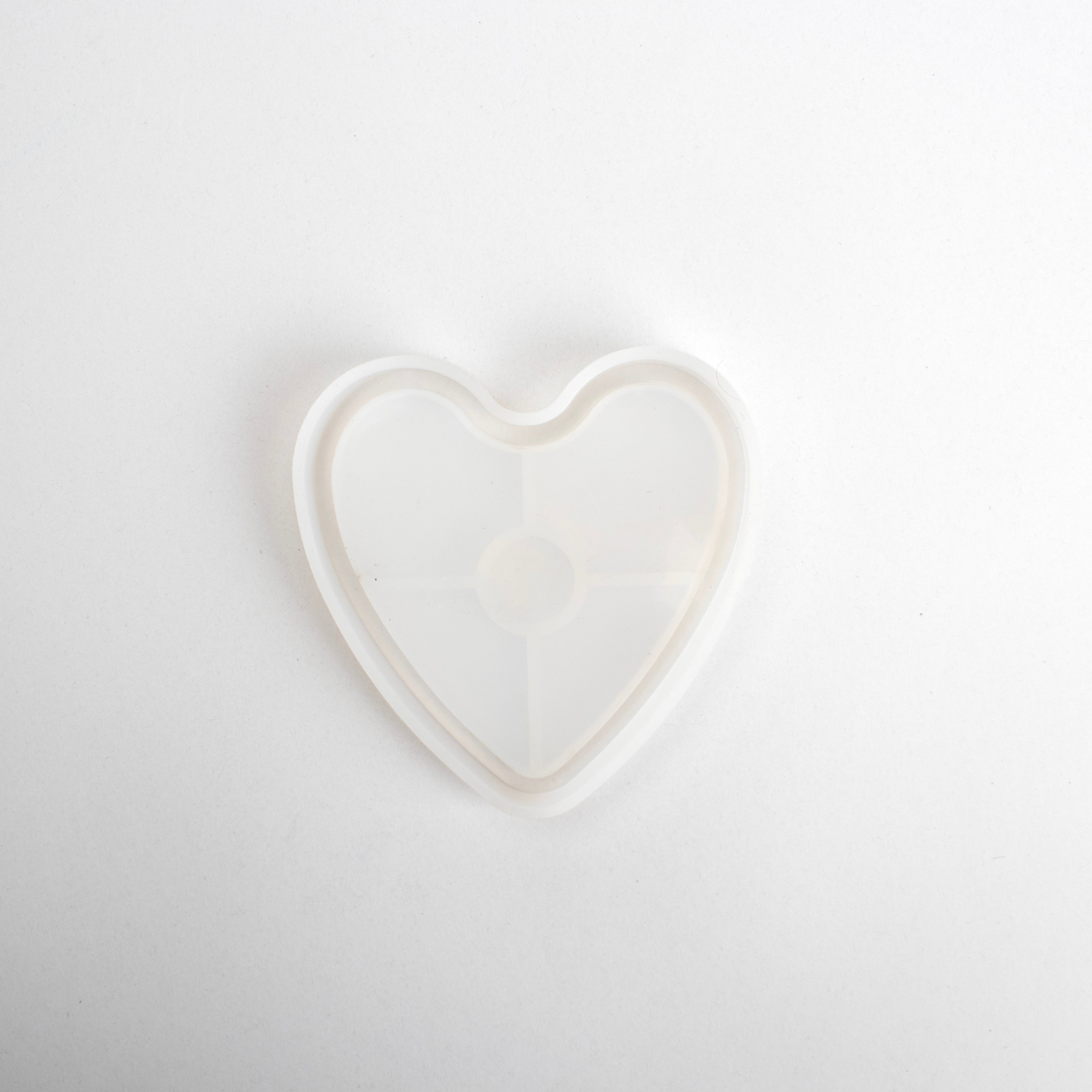 Silicone Mould Heart Border 4Inch X D10mm 1pc