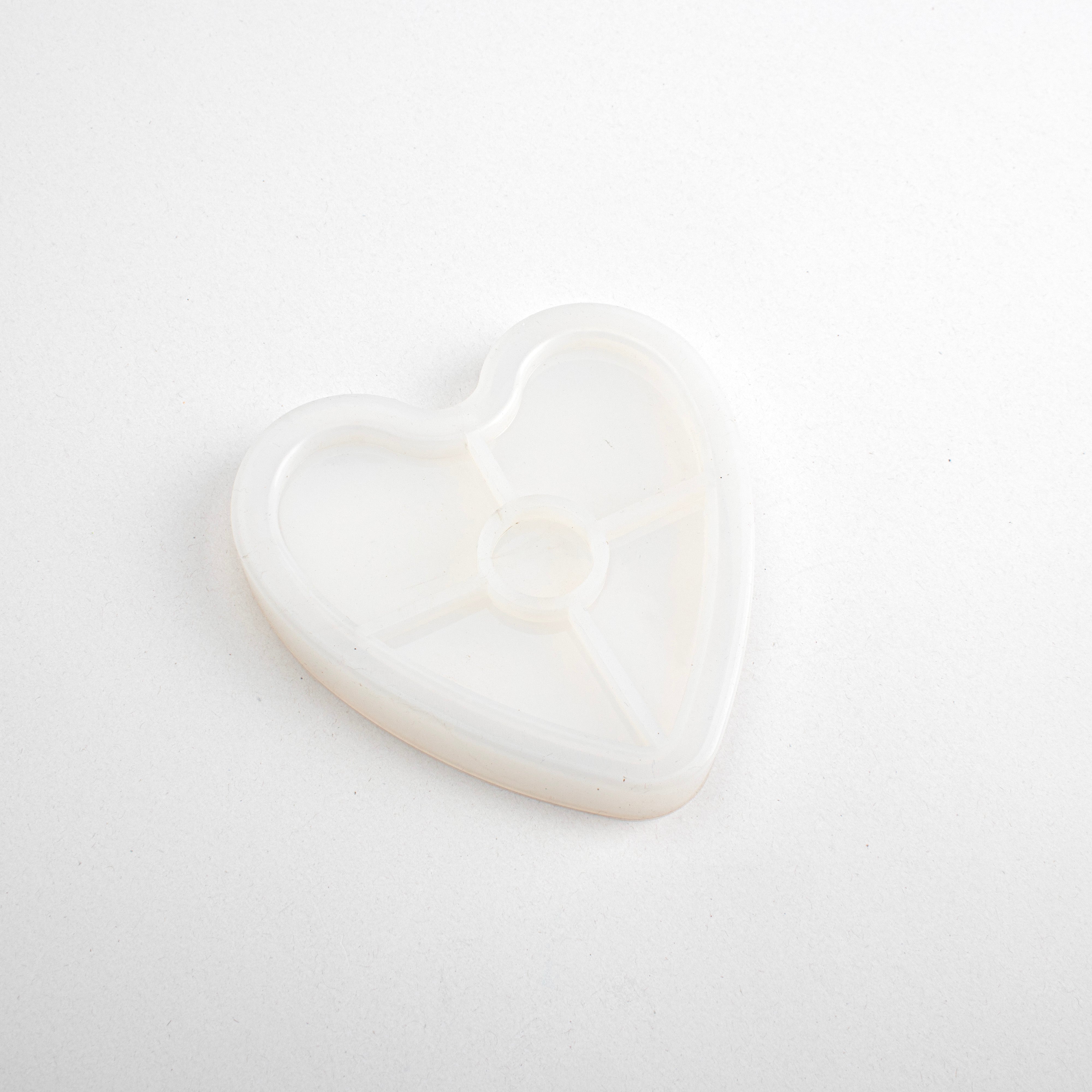 Silicone Mould Heart Border 4Inch X D10mm 1pc