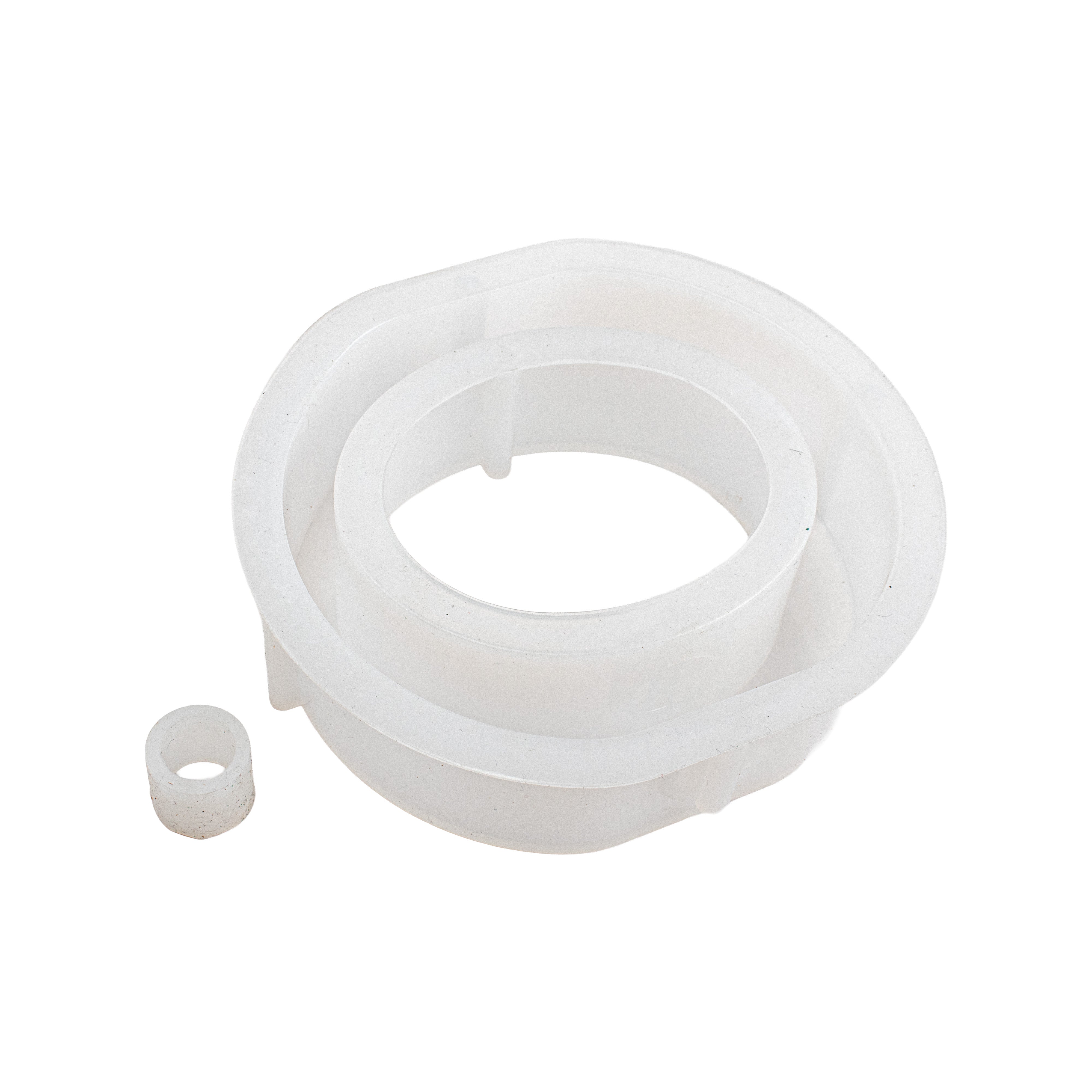 Silicone Mould Round Flower Vase with Holder 5Inch X D40mm 1pc
