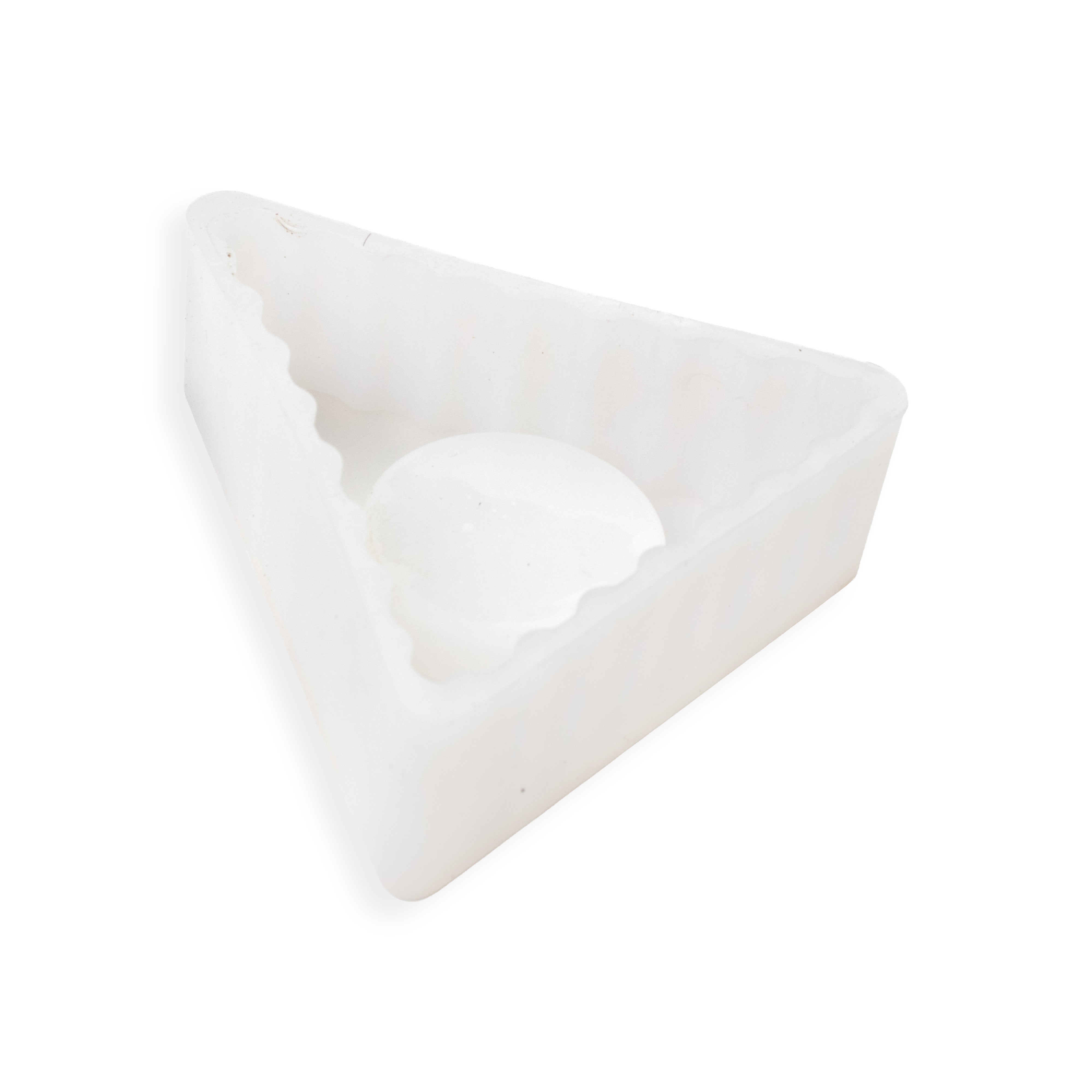 Silicone Mould Triangle T-light Candle 1pc