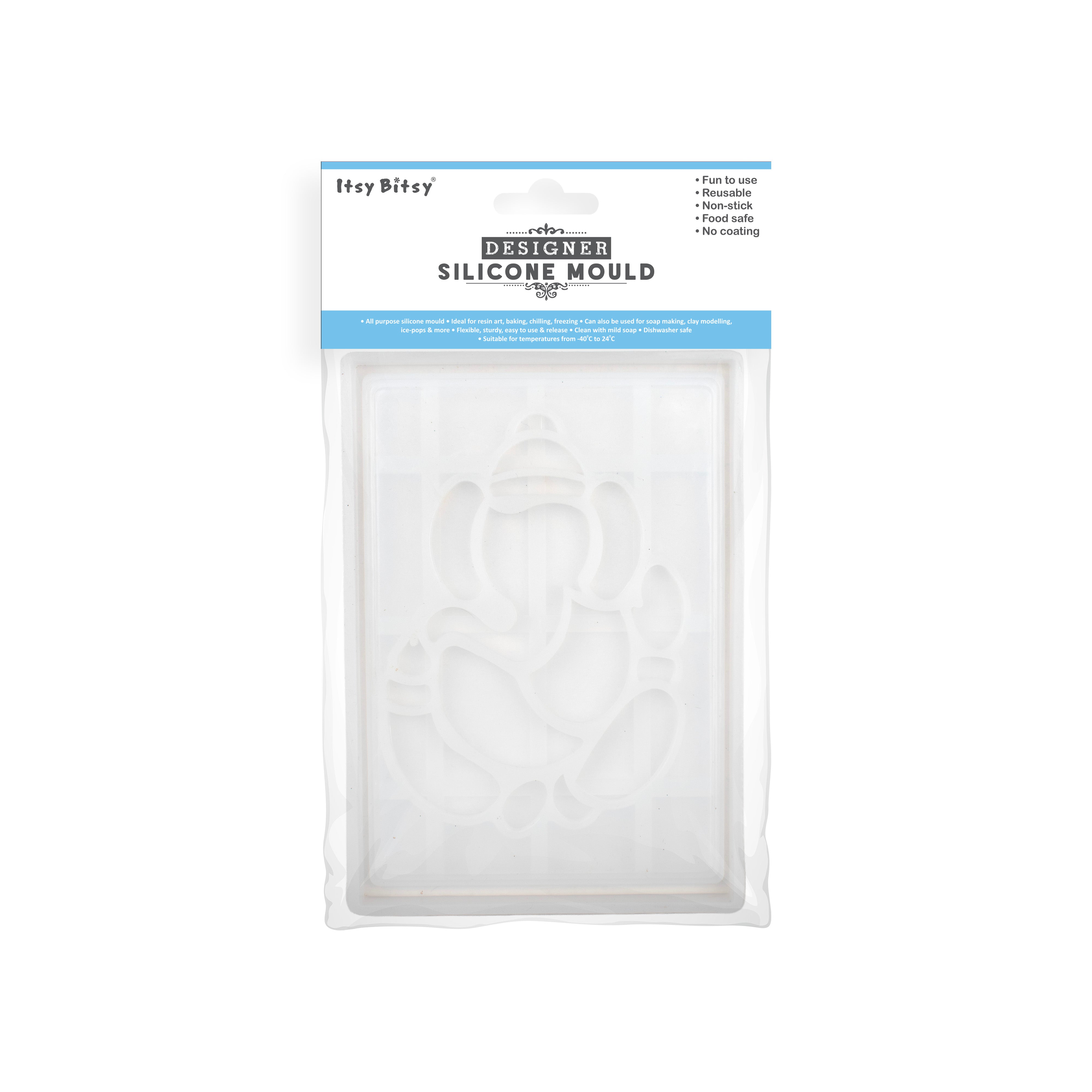 Silicone Mould Ganesha 16 X 11.16 cm X D12mm 1pc