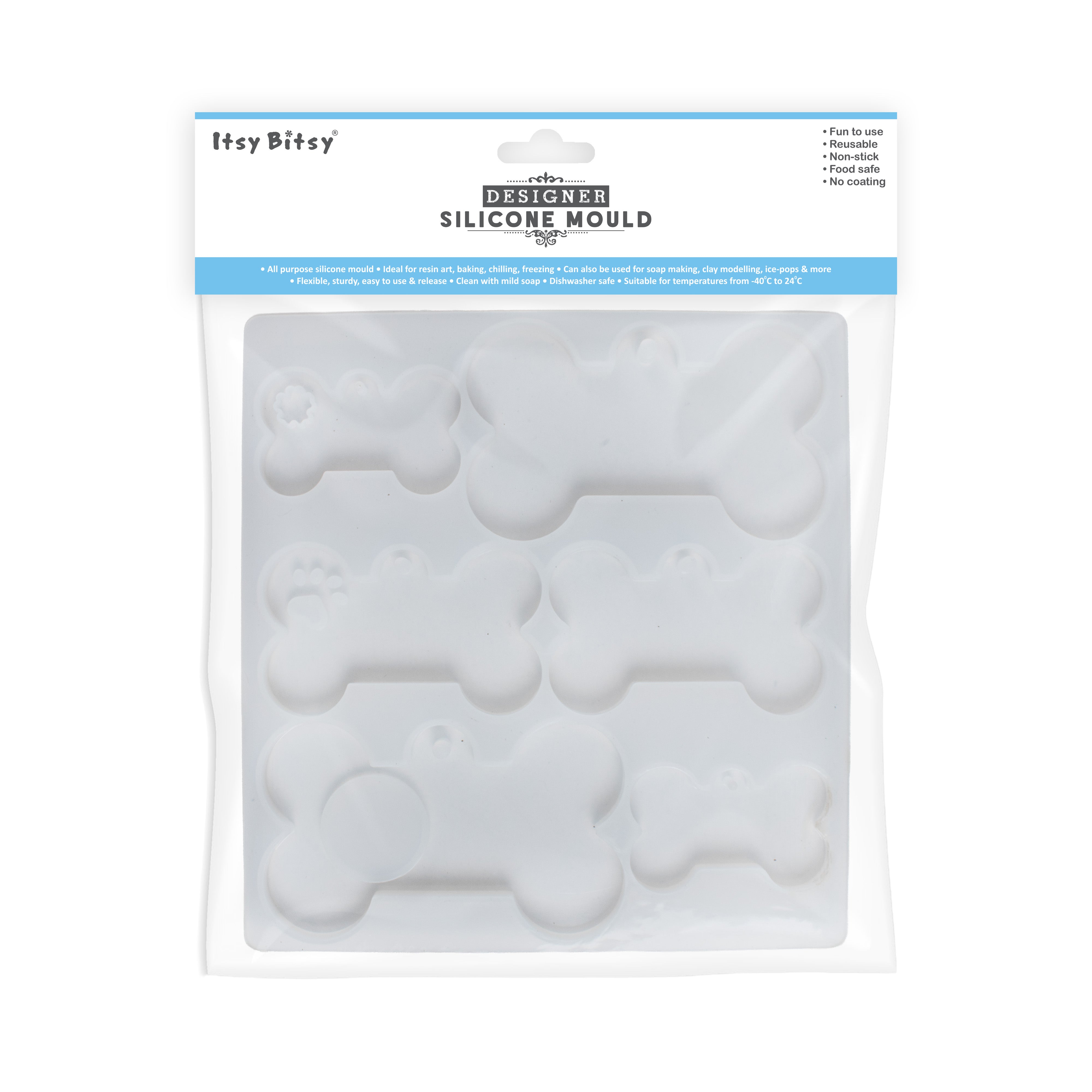 Silicone Mould Dog Tag 19.50 X 20.50 cm 1pc
