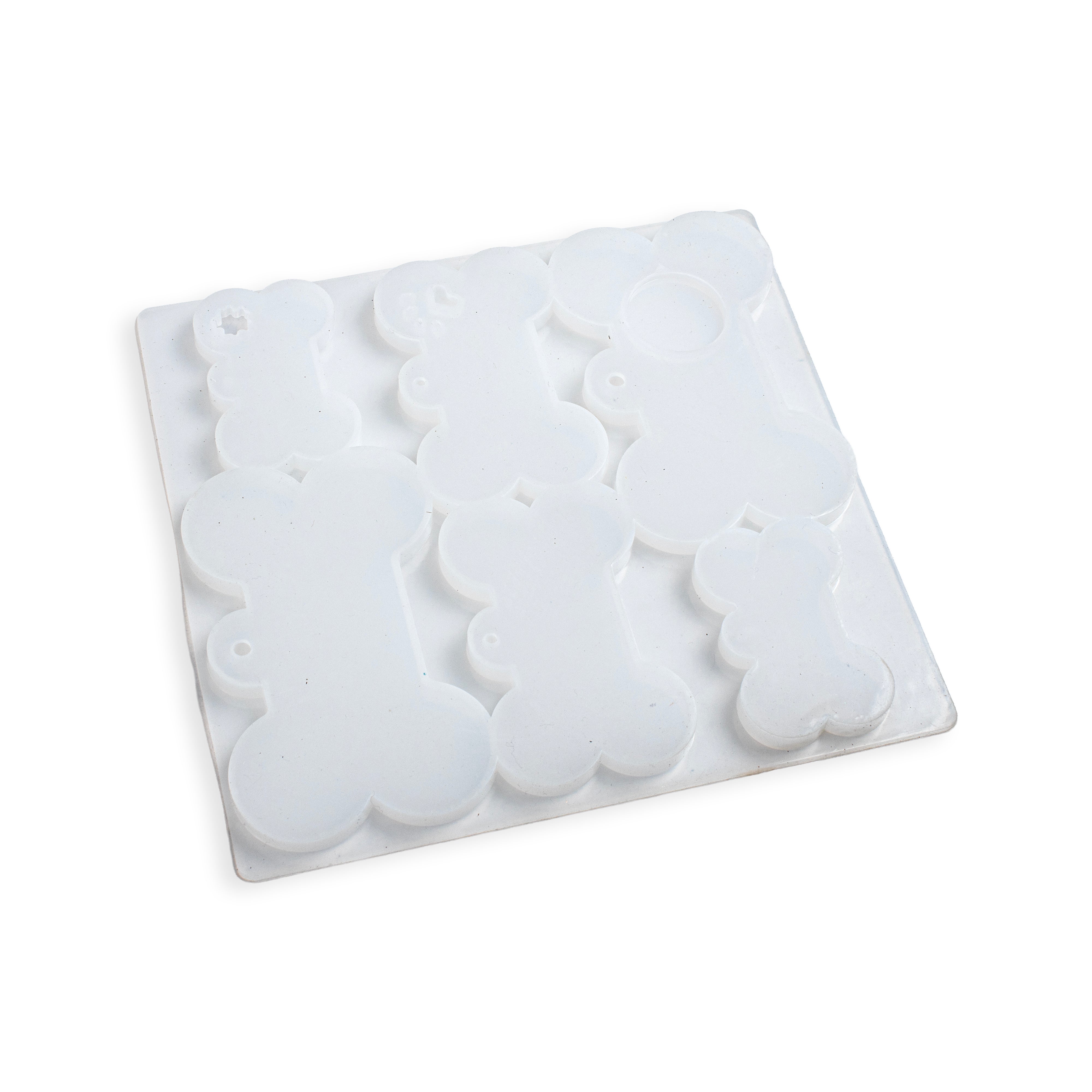Silicone Mould Dog Tag 19.50 X 20.50 cm 1pc