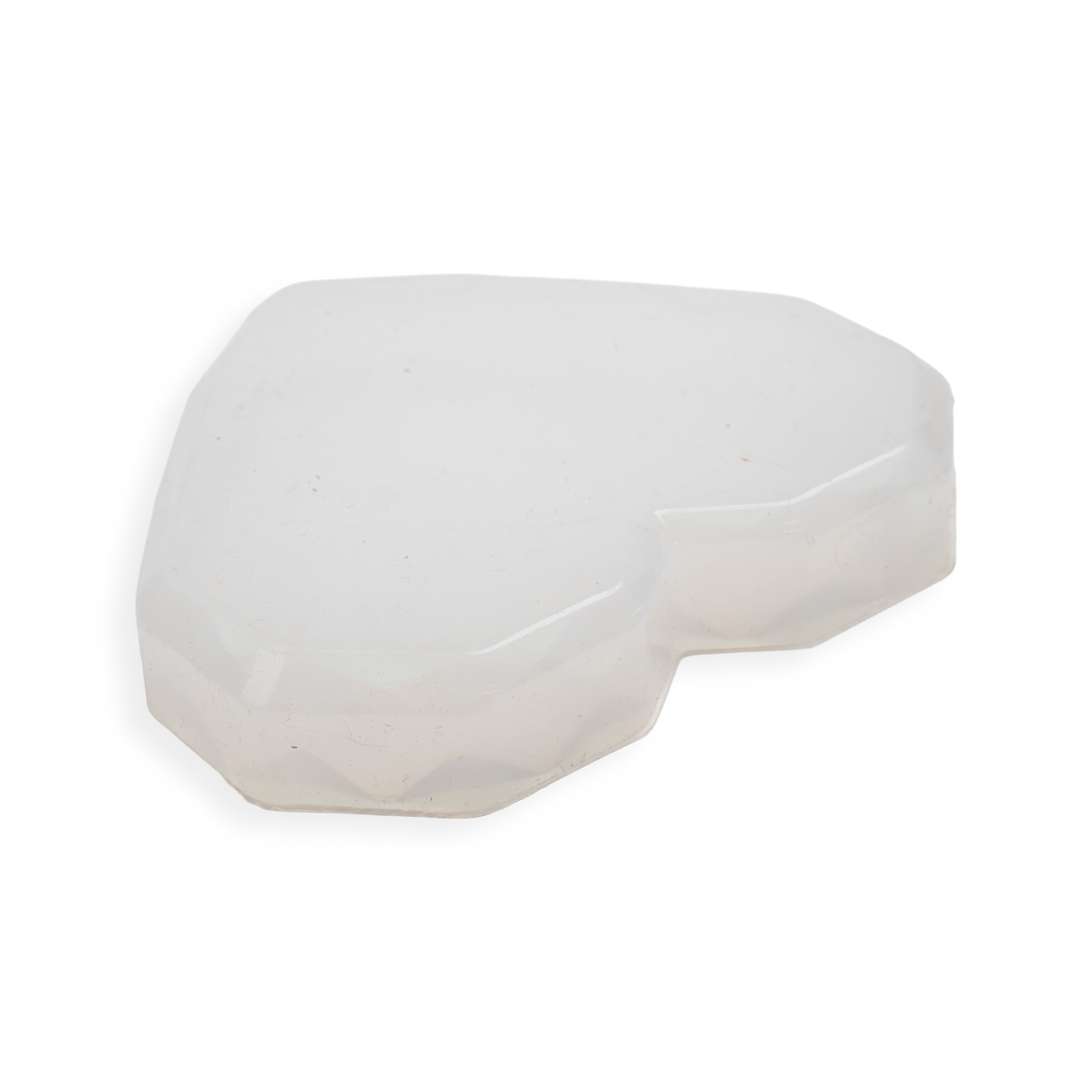 Silicone Mould Heart Wavy Edge 3Inch X D10mm 1pc