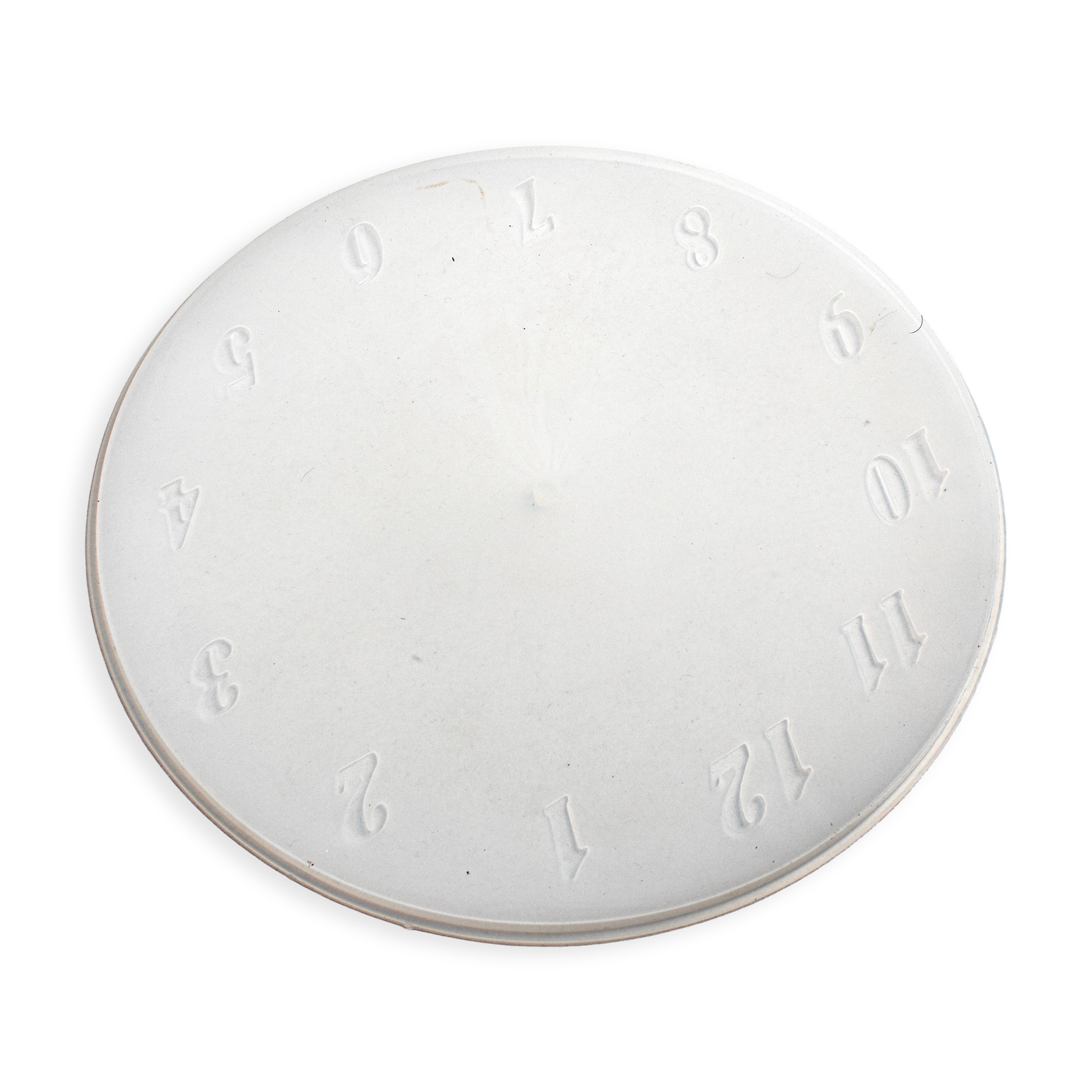 Silicone Mould Clock with Numbers 10Inch 1pc