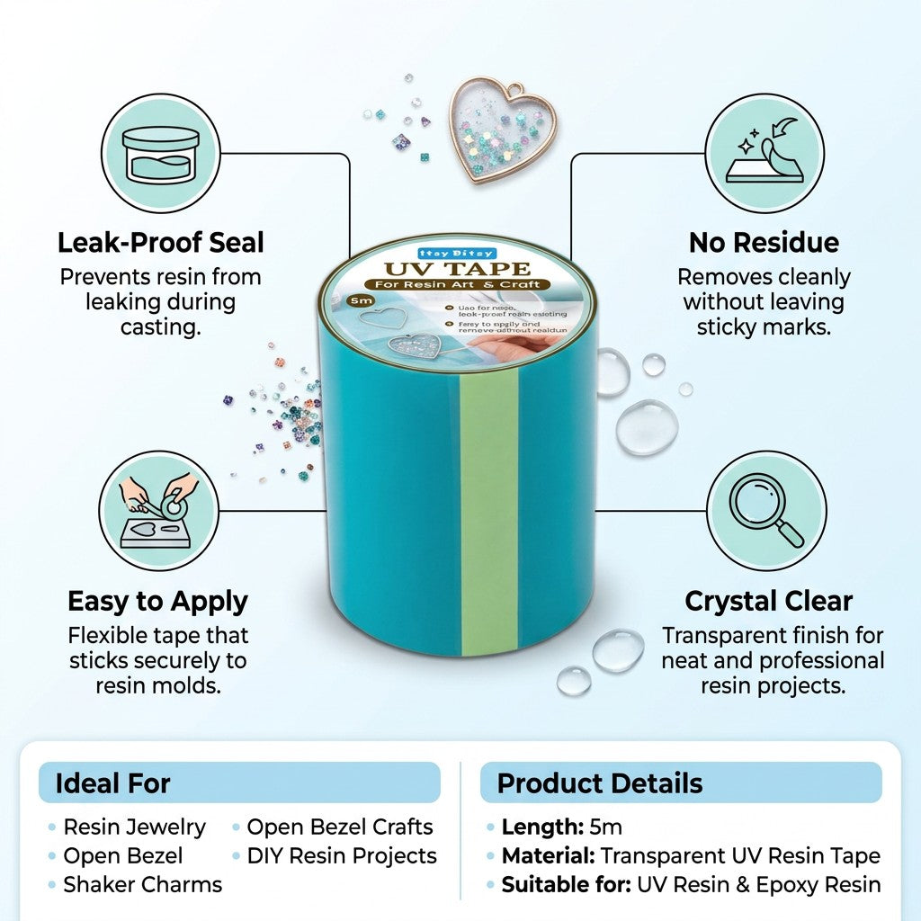 UV Resin Tape 5mt Roll