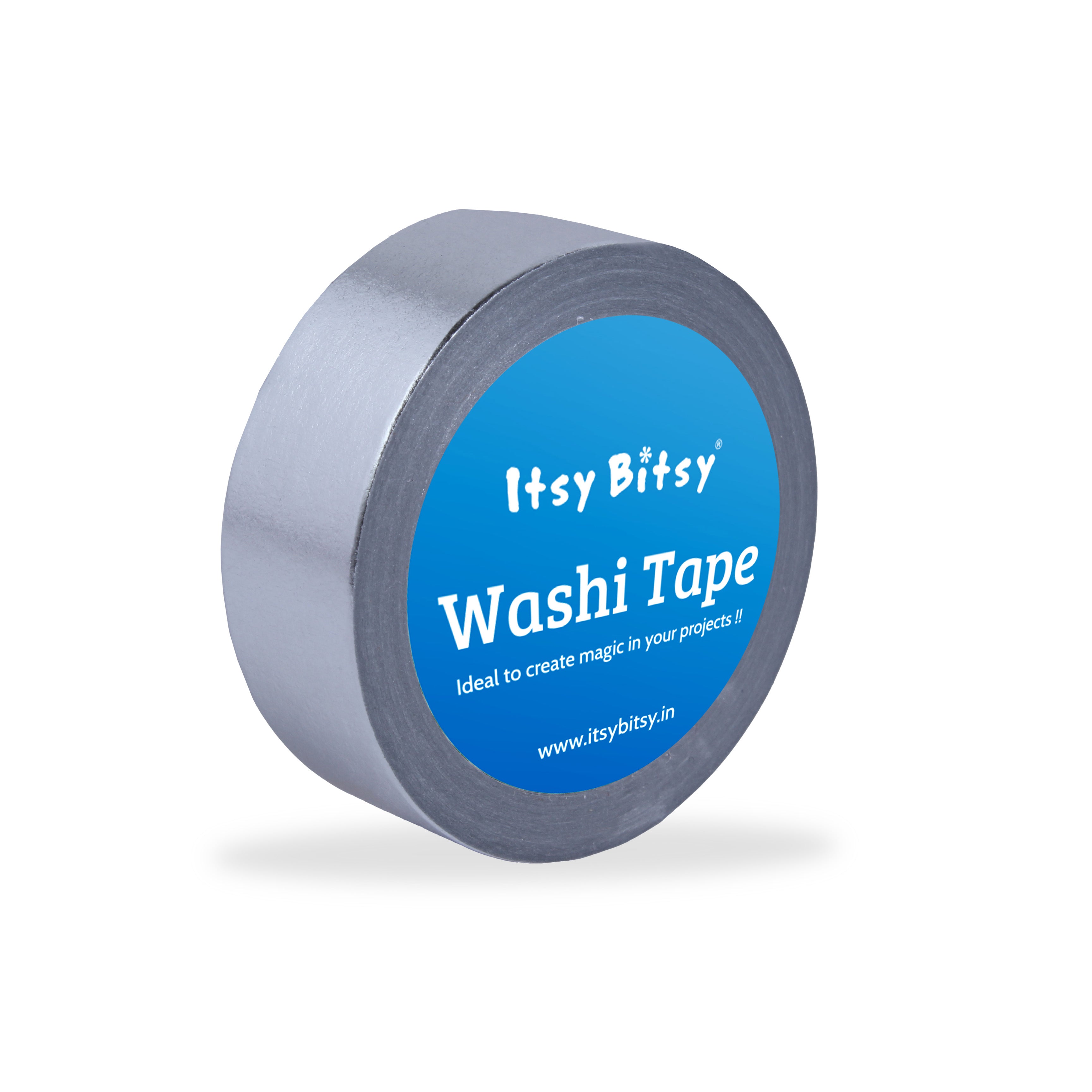 Washi Tape - Silver Foil, 15mmx10m, 1pc