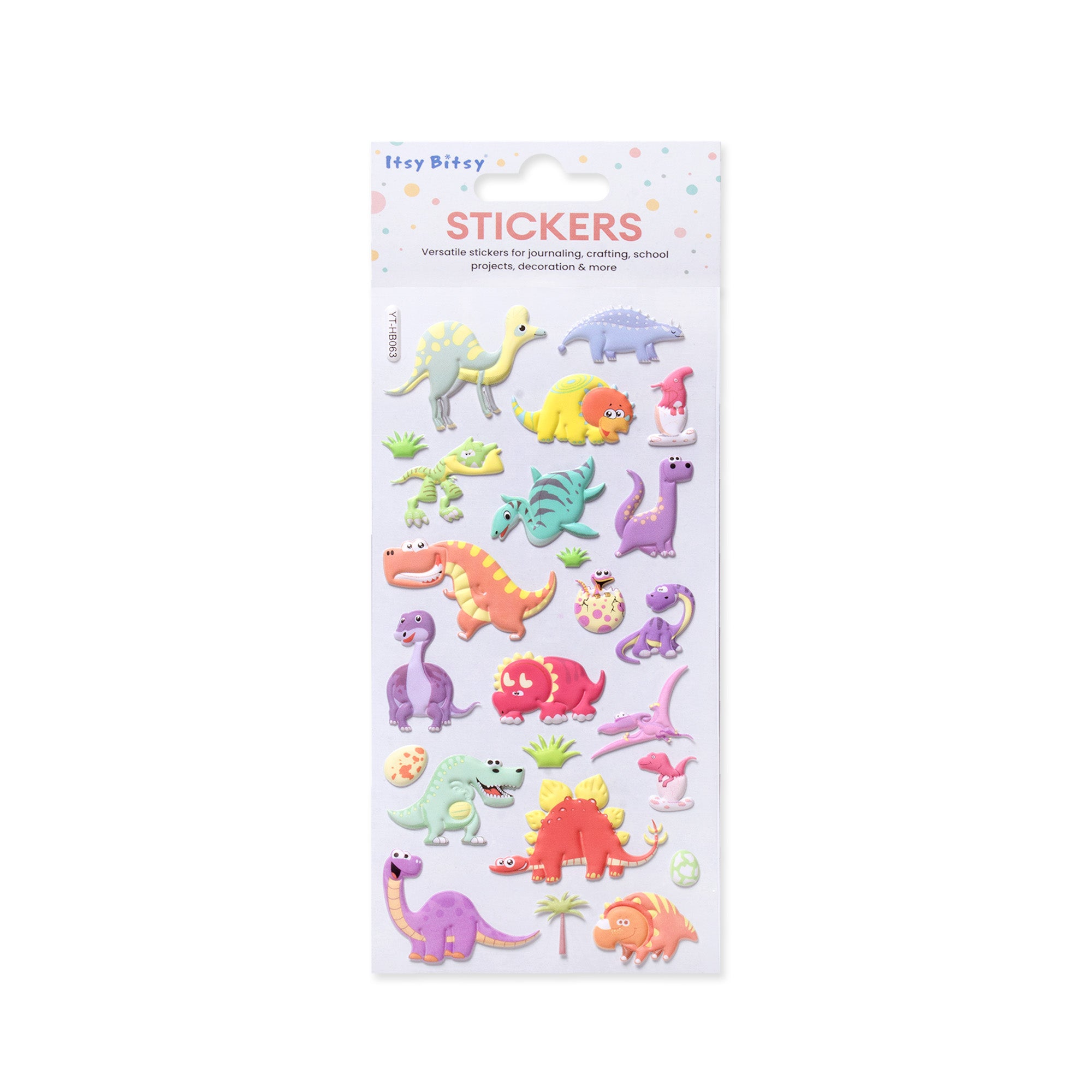 Fun Sticker Happy Dino 23pcs