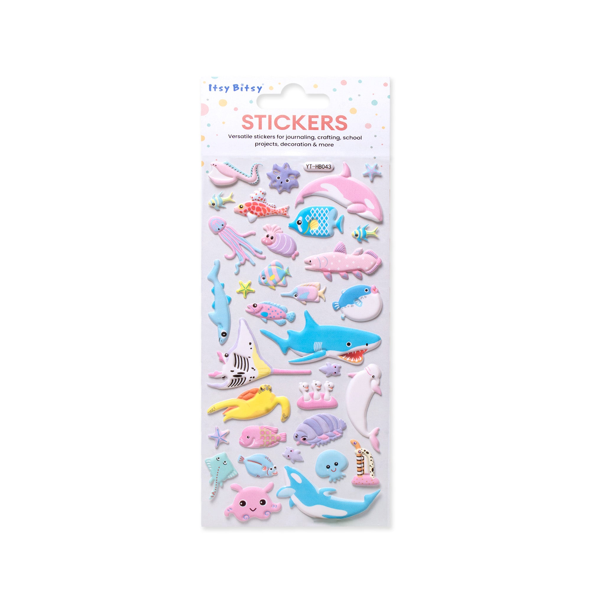 Fun Sticker Sea Friends 33pcs