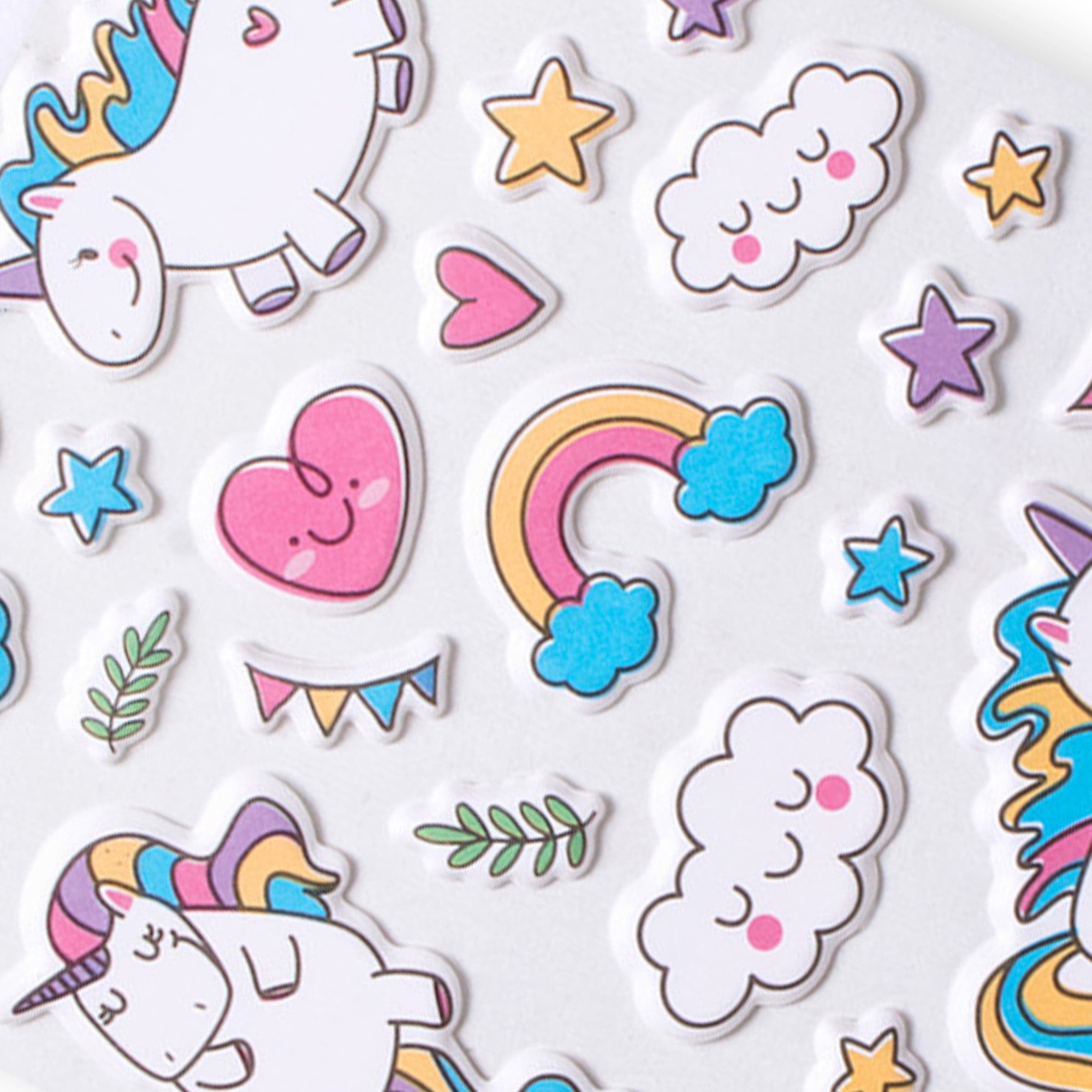 Fun Sticker Rainbow Unicorn 47pcs